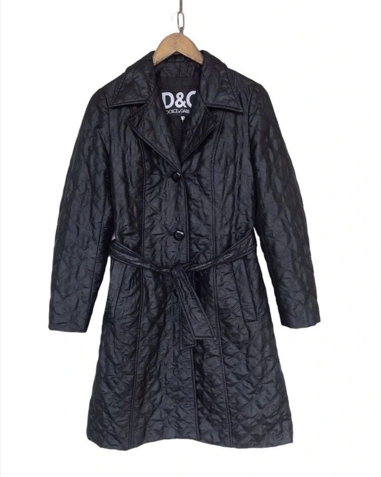 Dolce & Gabbana Dolce&Gabbaba Quilted Coat Jacket Size S / US 4 / IT 40 - 1 Thumbnail