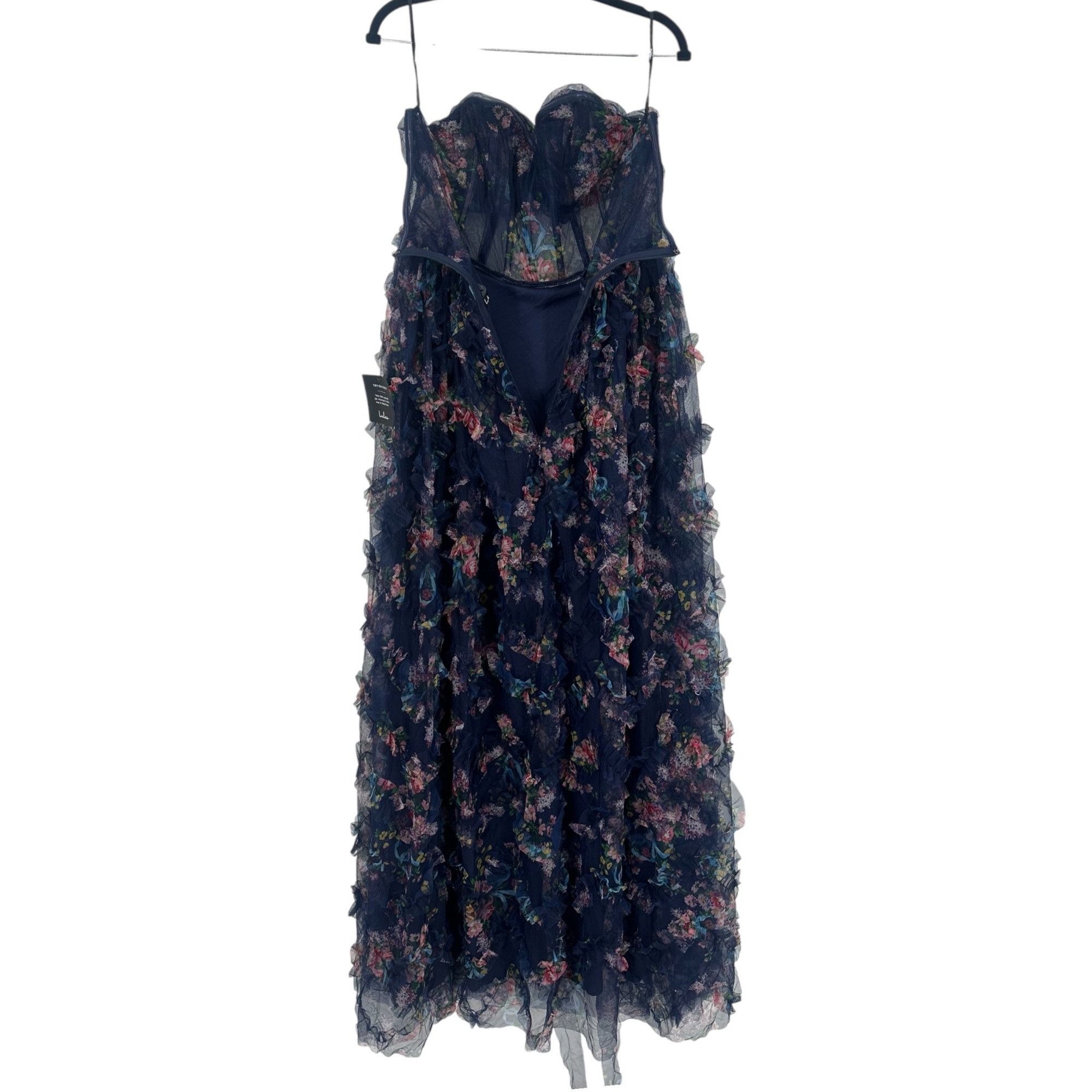 Lulus Lulus Gown - Floral Tulle Corset - XL - NWT Size XL / US 12-14 / IT 48-50 - 4 Thumbnail