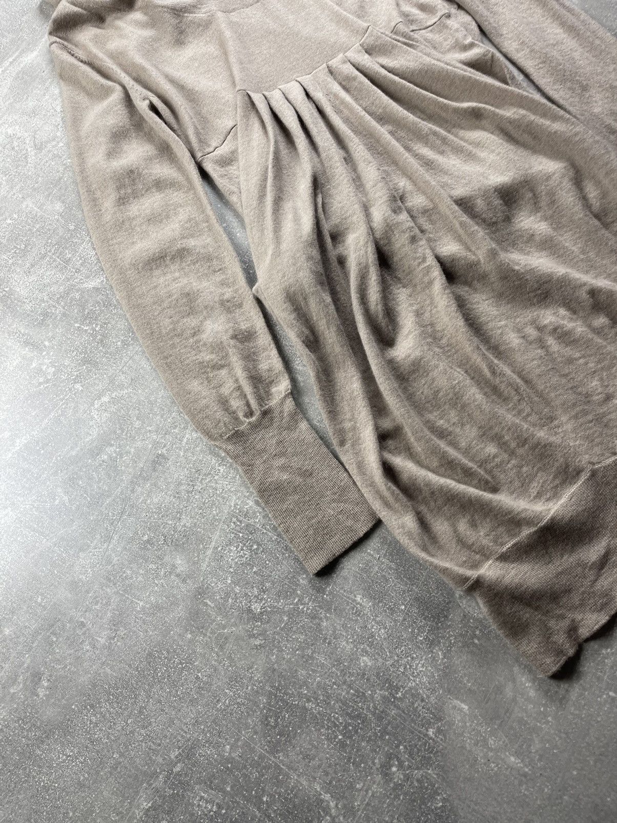 Other Dudu Roma Women’s Knit Dress Wool Silk Cashmere Blend Beige Size S / US 4 / IT 40 - 4 Thumbnail