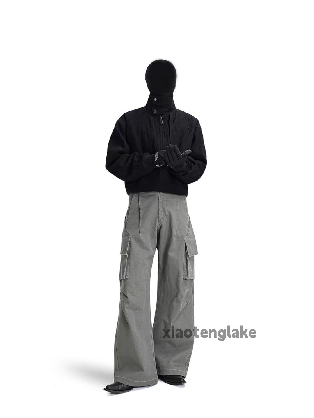 Vintage ltx vintage loose baggy skate hiphop cargo flared pants Size US 33 - 2 Thumbnail