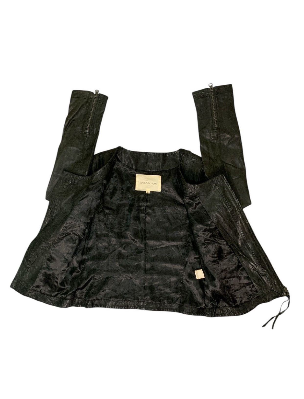Japanese Brand Rare Design Vintage Jewel Changes Leather Jackets Size M / US 6-8 / IT 42-44 - 3 Thumbnail
