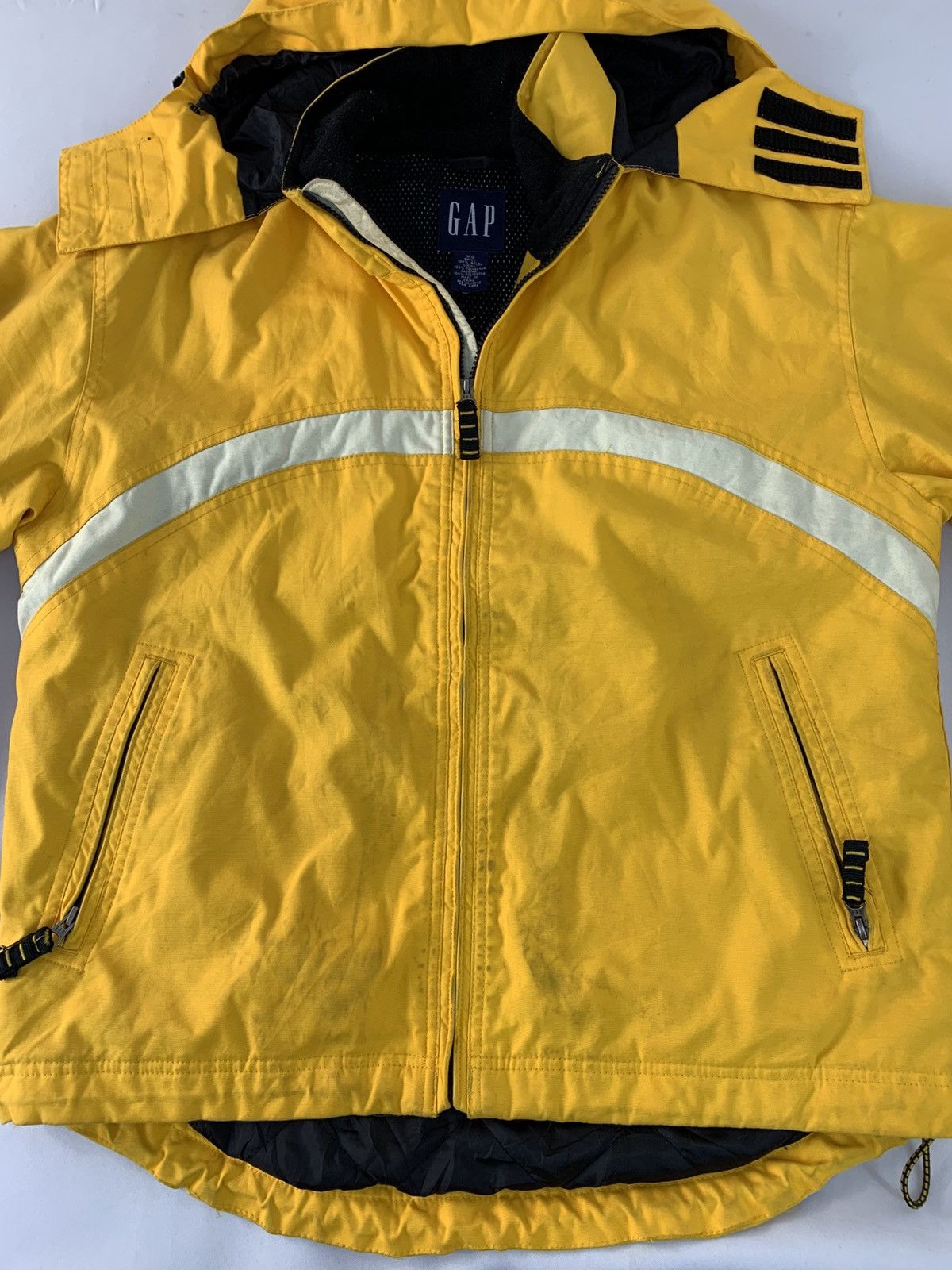 Gap × Vintage Vintage Style Gap Winter Ski Hooded Yellow Jacket Size US XS / EU 42 / 0 - 3 Thumbnail