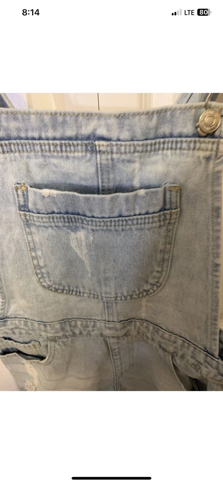 Forever 21 Forever 21 women’s sz 28 overalls denim blue distressed Size 28" / US 6 / IT 42 - 5 Thumbnail