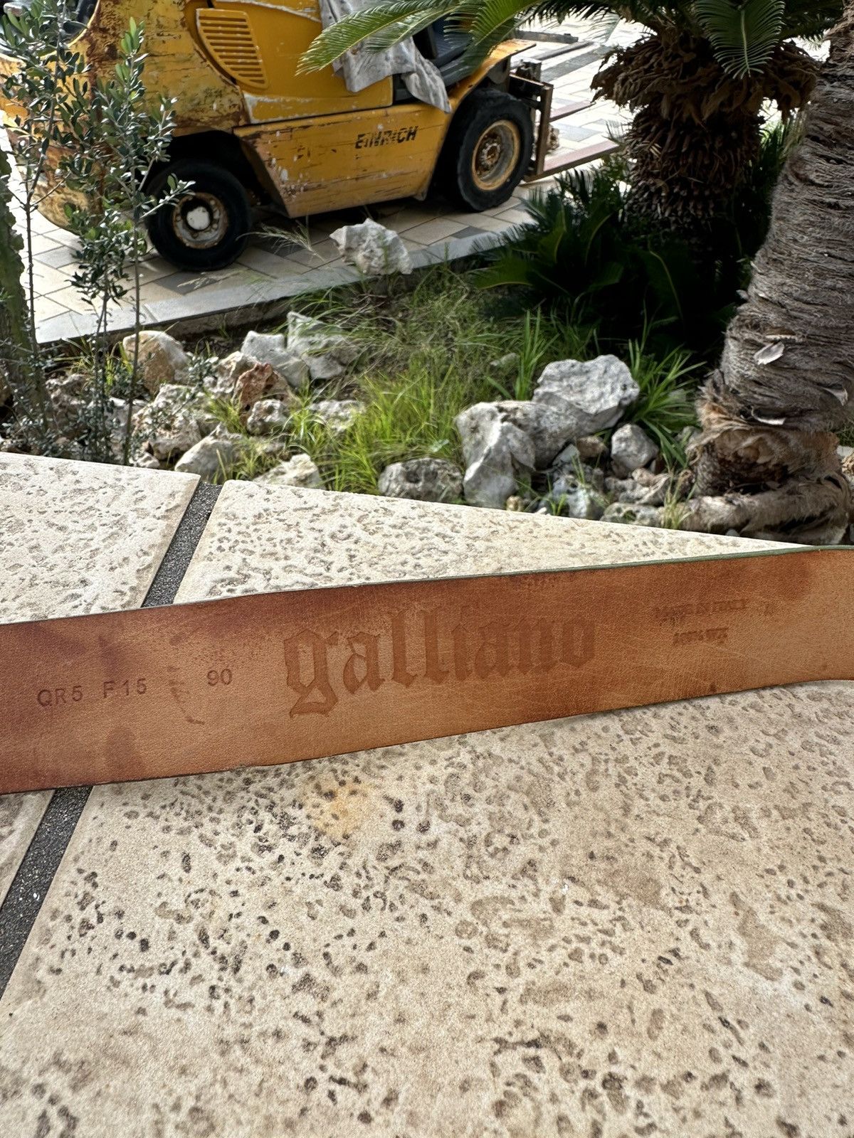 John Galliano Galliano Belt Leather Brown Size ONE SIZE - 5 Thumbnail