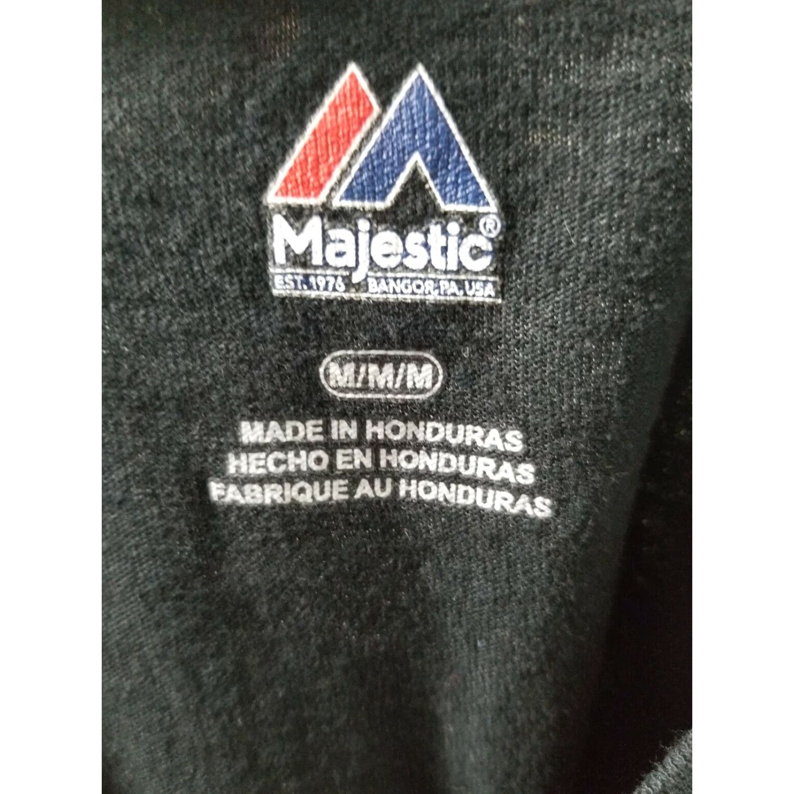 Vintage Majestic Miami Marlins Baseball All Star Game Black Short Sleeve T-Shirt Men's Medium Size US M / EU 48-50 / 2 - 3 Thumbnail