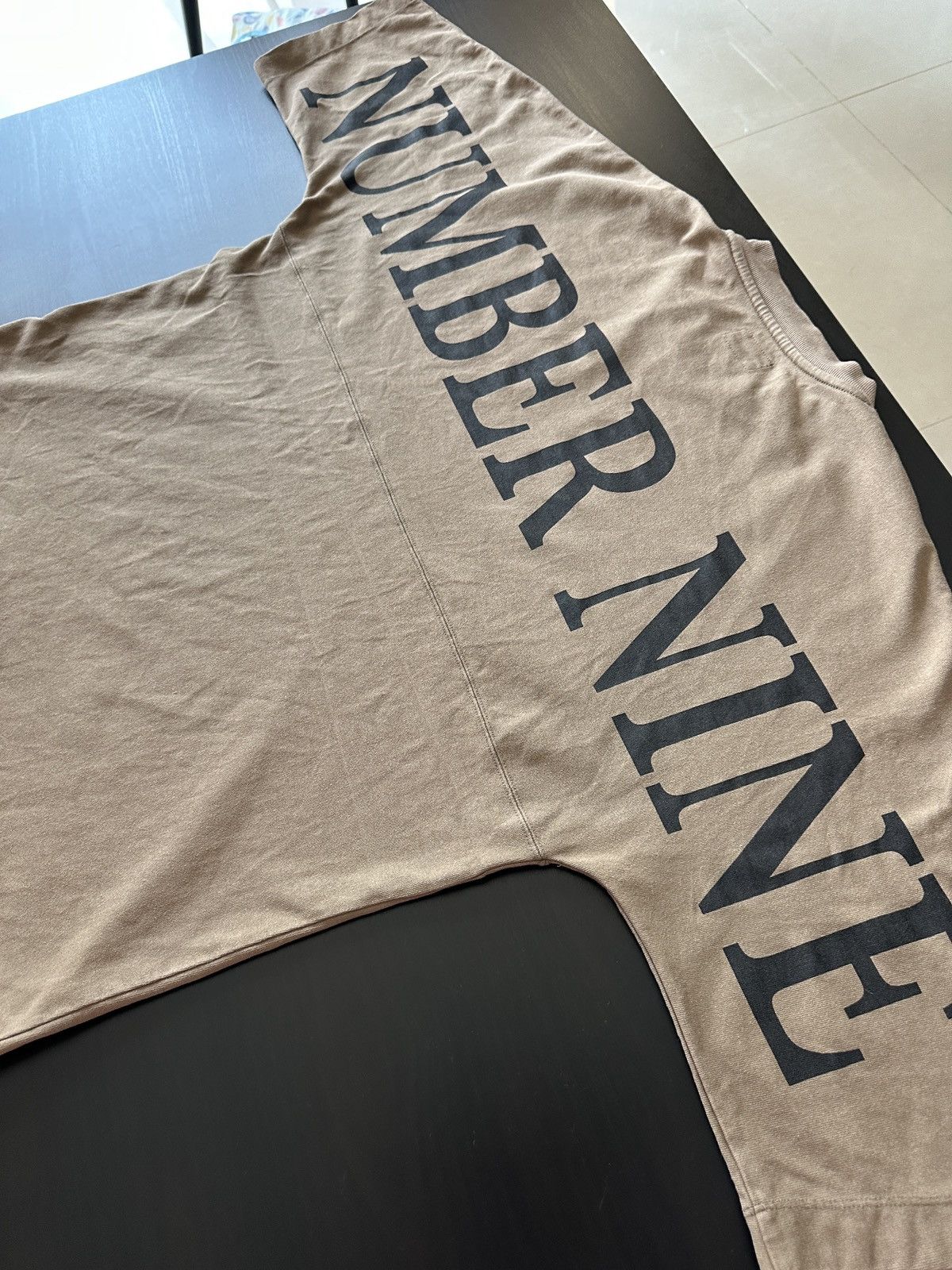 Number (N)ine Number (N)ine Oversized Panel Tee / Back Logo Size US L / EU 52-54 / 3 - 9 Thumbnail