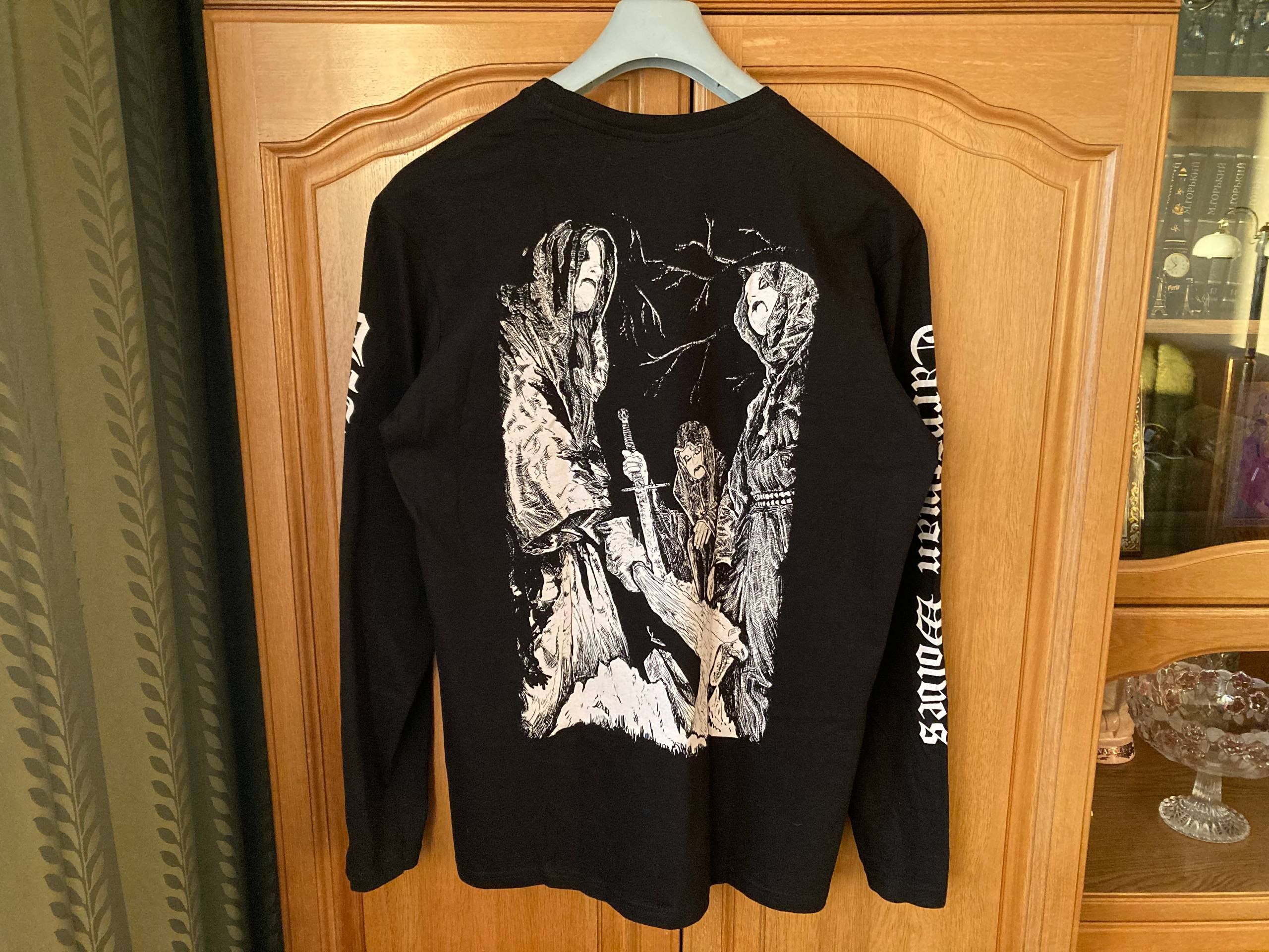Band Tees Long Sleeve Graveland - Wolves - Black metal band Size US L / EU 52-54 / 3 - 6 Thumbnail