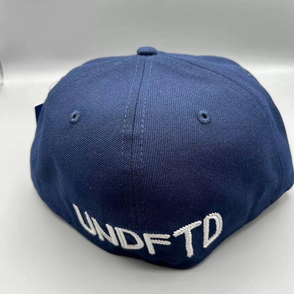 New Era Undefeated Hat Men 7 3/8 Blue 59Fifty New Era Fitted Cap New Size ONE SIZE - 4 Thumbnail