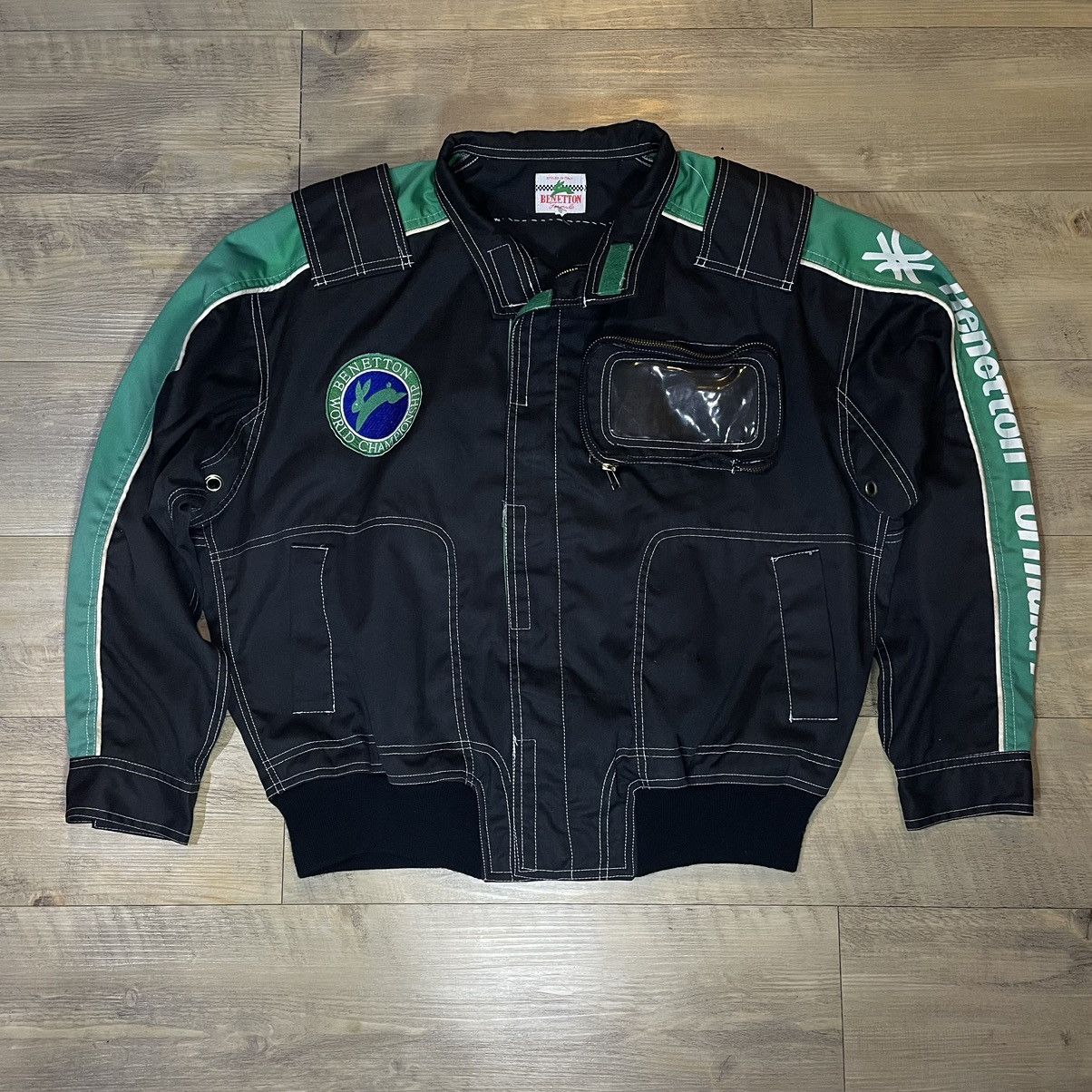 Benetton Vintage benetton formula 1 world championship racing jacket Size US S / EU 44-46 / 1 - 1 Thumbnail