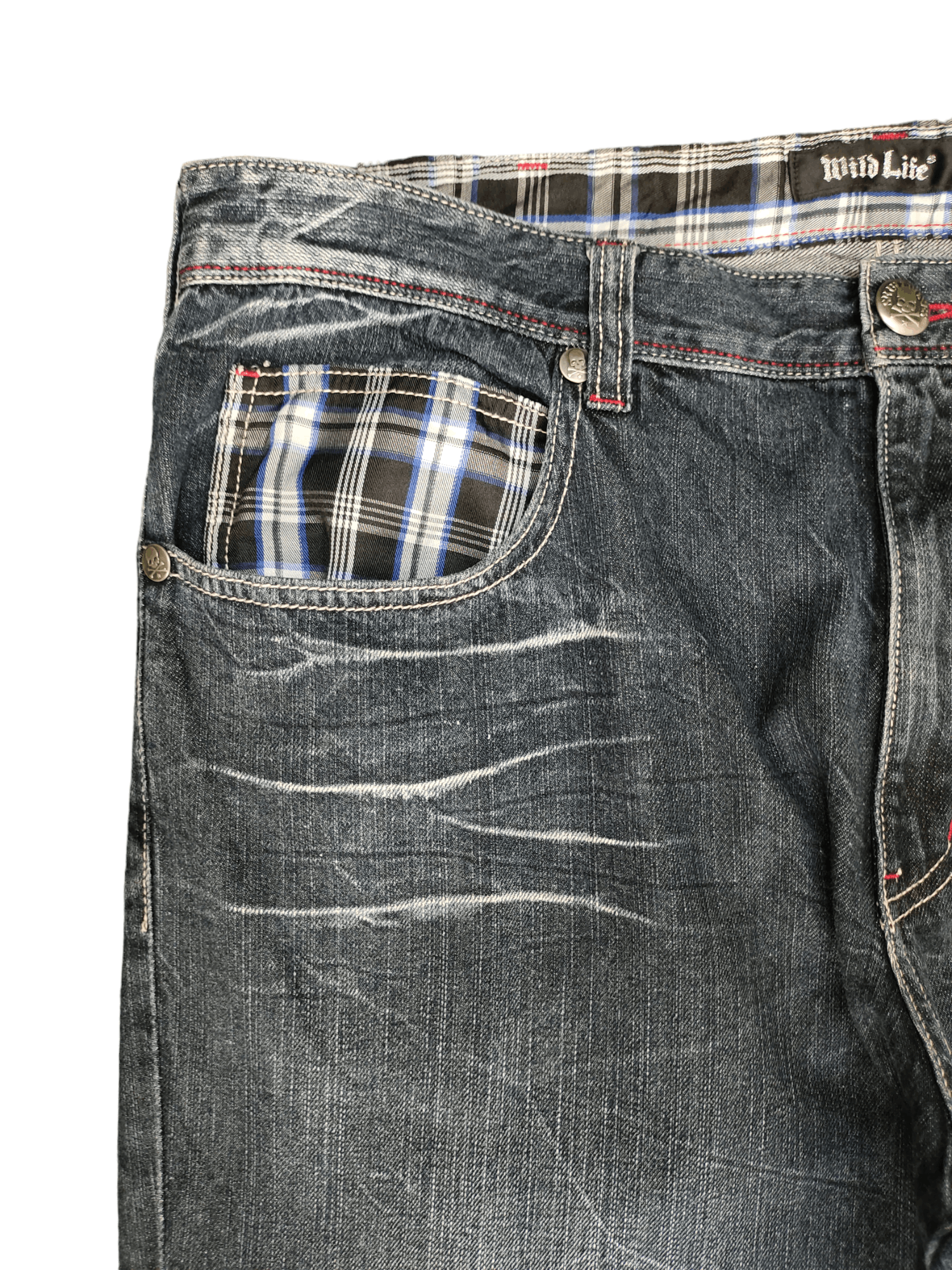 If Six Was Nine Japanese Brand Wild Life Denim Pants Undercover Style Size US 38 / EU 54 - 4 Thumbnail
