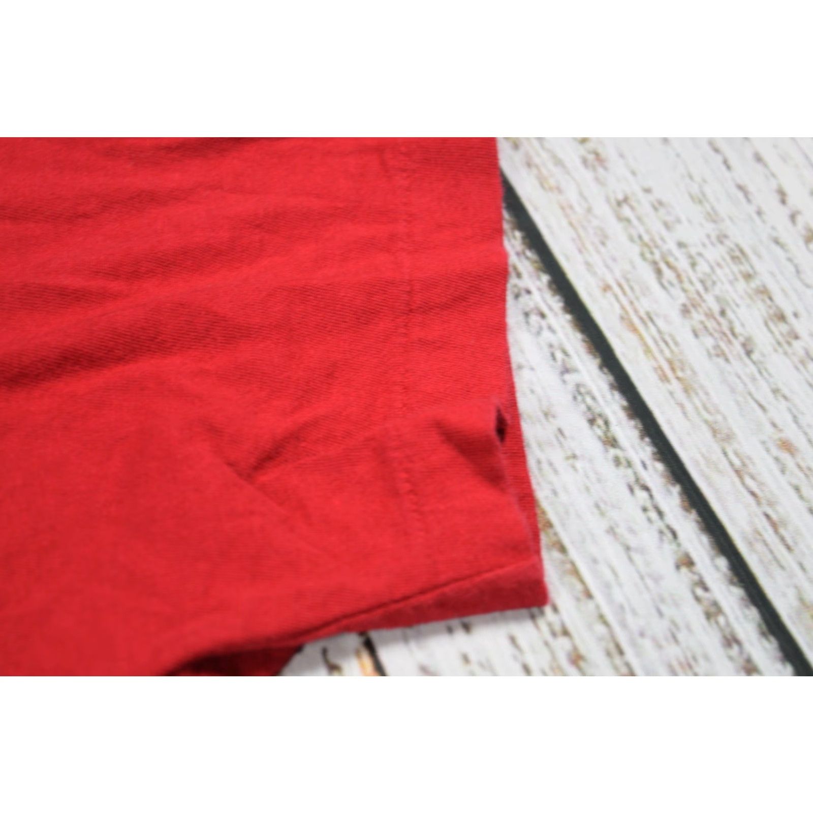 Polo Ralph Lauren VINTAGE Polo Ralph Lauren T-Shirt 90s Red XL Selvedge Pocket Crew Neck Mens Size US XL / EU 56 / 4 - 3 Thumbnail