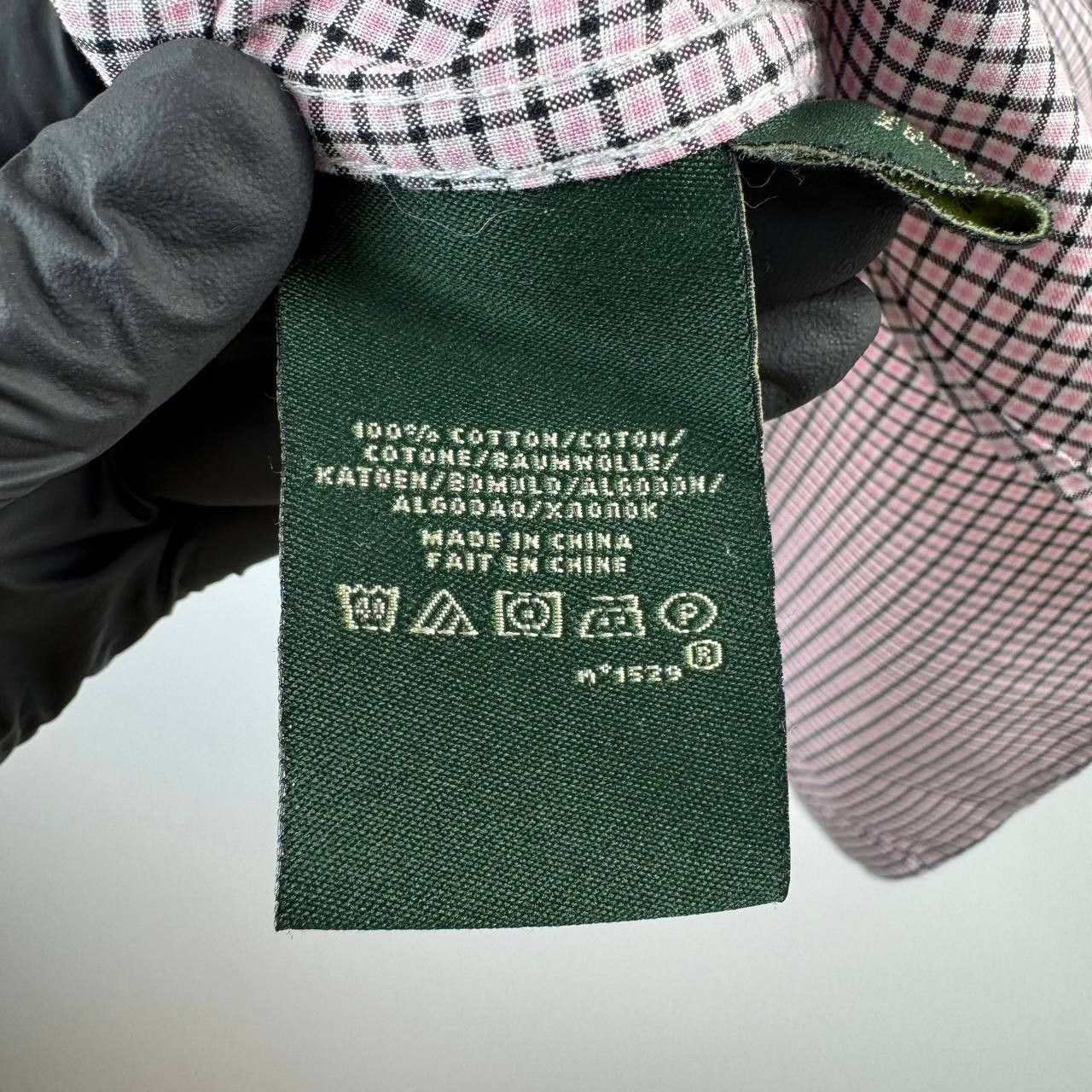 Ralph Lauren Ralph Lauren Non Iron Shirt Pink Check Mens Size 16 40/41 Size US L / EU 52-54 / 3 - 7 Thumbnail