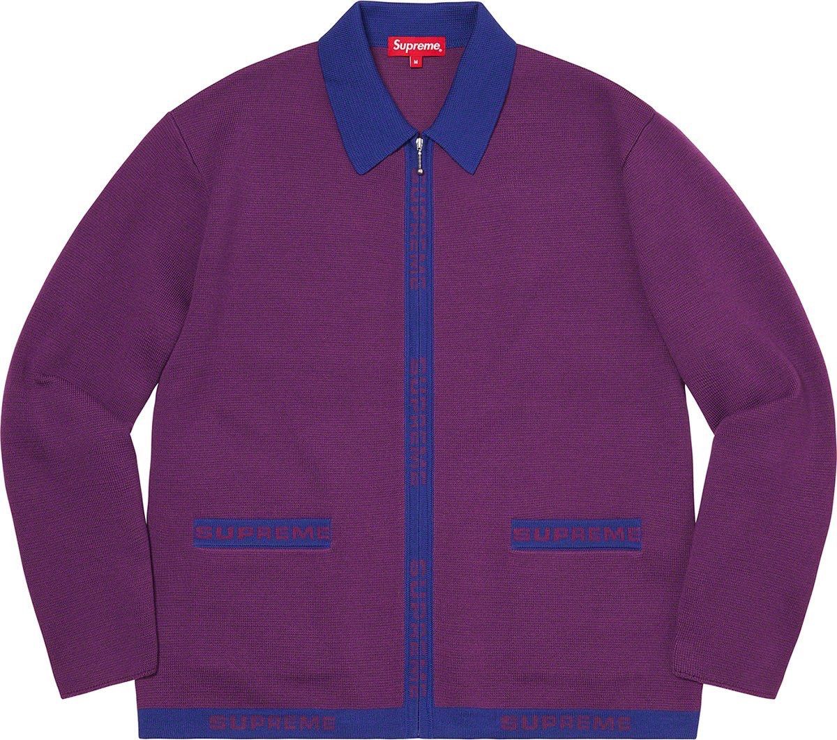 Supreme Supreme Gradient Stripe Zip Up Cardigan (SS22) | Grailed