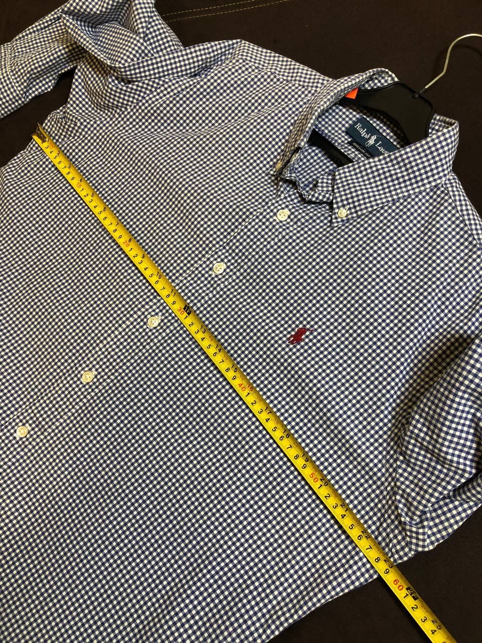 Polo Ralph Lauren Vintage 90s Polo Ralph Lauren Check Embroidered Shirt Blue Size US XL / EU 56 / 4 - 6 Thumbnail