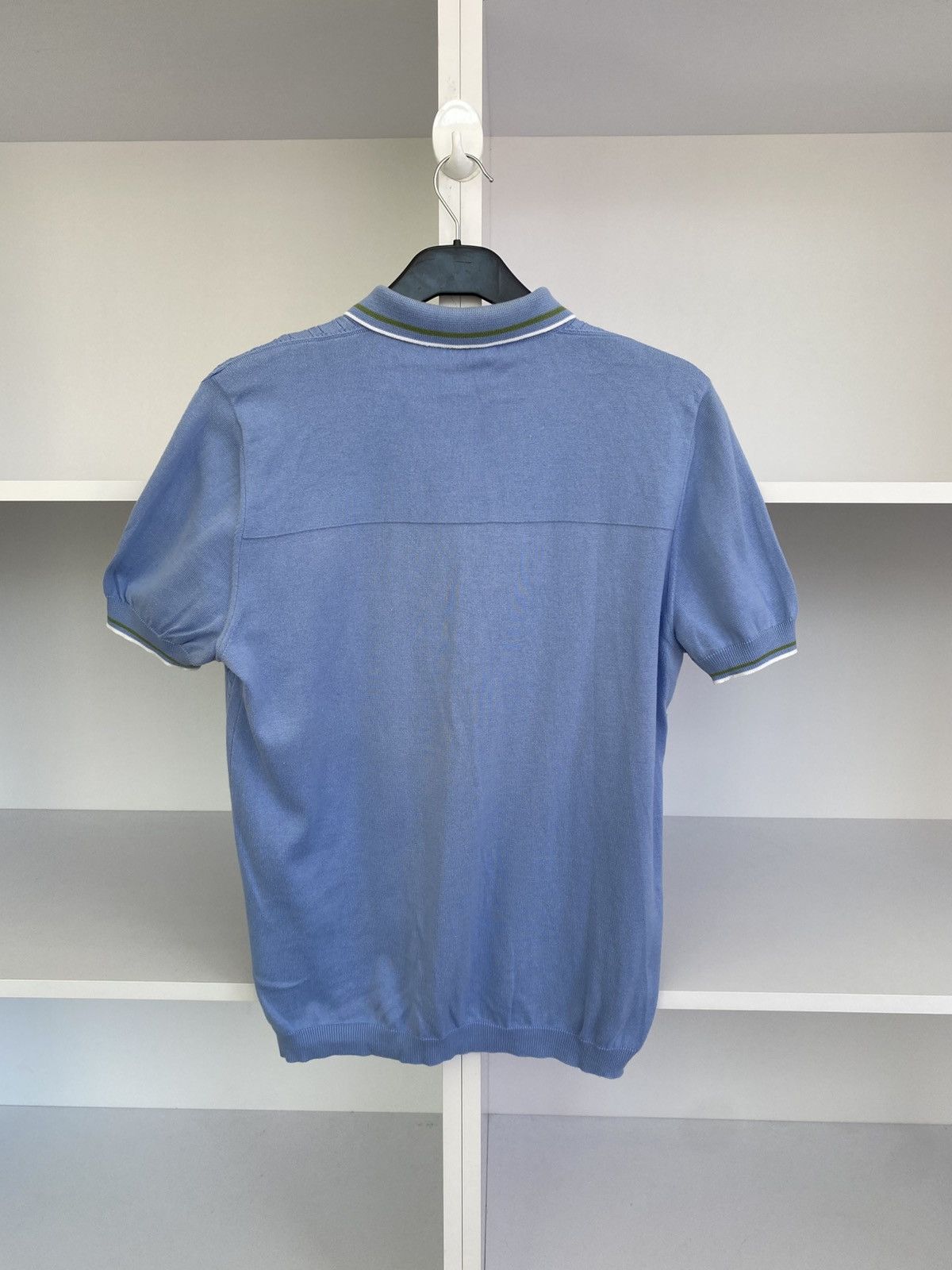 Kiton Vintage Kiton Rib Knit Polo T-Shirt Size US M / EU 48-50 / 2 - 13 Thumbnail
