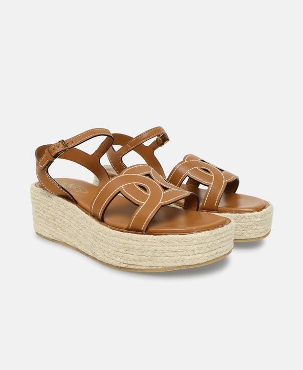 Tod's Mid Kenia Wedged espadrilles Size US 6.5 / IT 36.5 - 1 Thumbnail