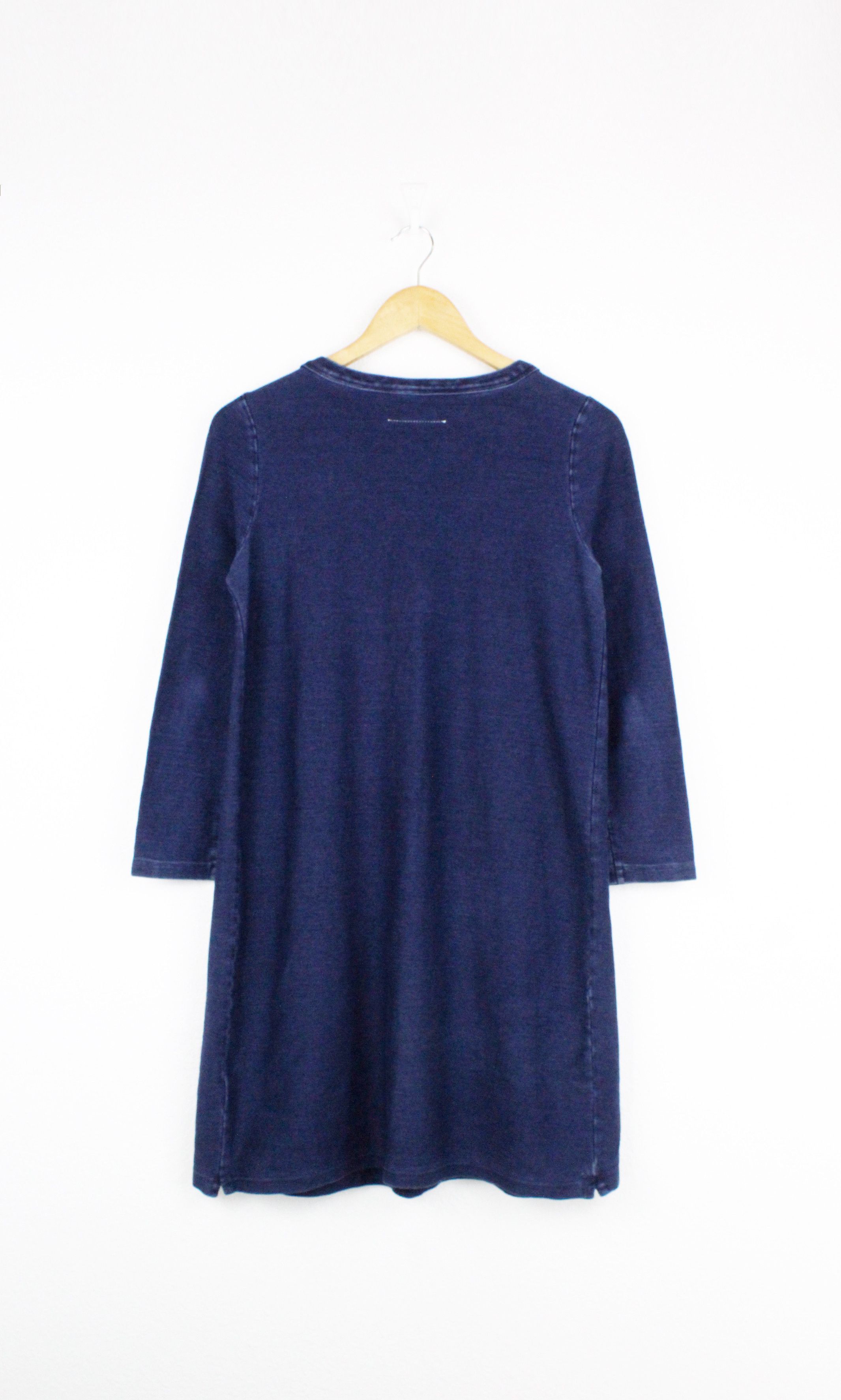 Maison Margiela MM6 Maison Margiela Indigo Cotton Knit Dress Top Size S / US 4 / IT 40 - 7 Thumbnail