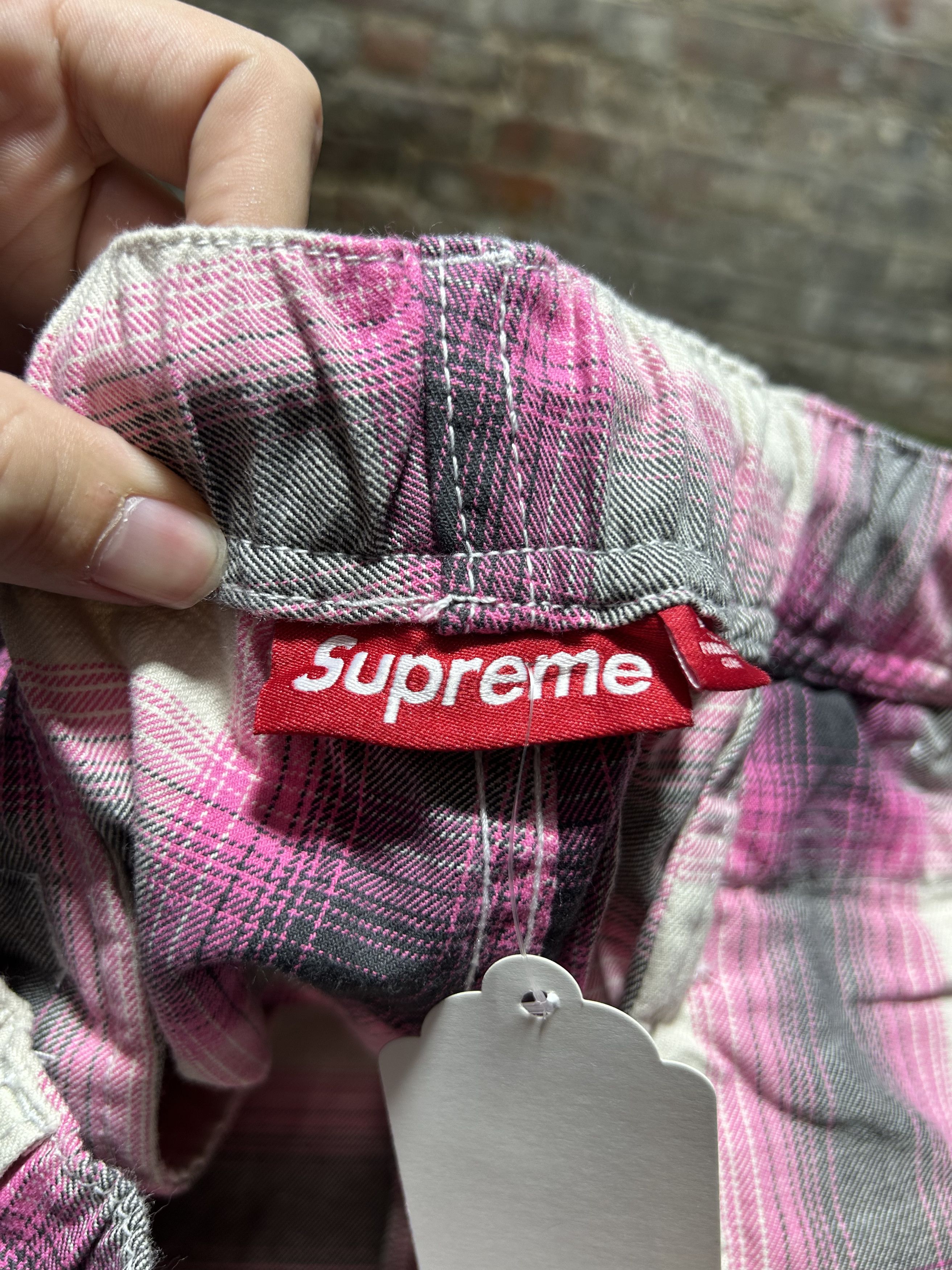 Supreme Supreme Plaid Cargo Shorts Size US 32 / EU 48 - 4 Thumbnail