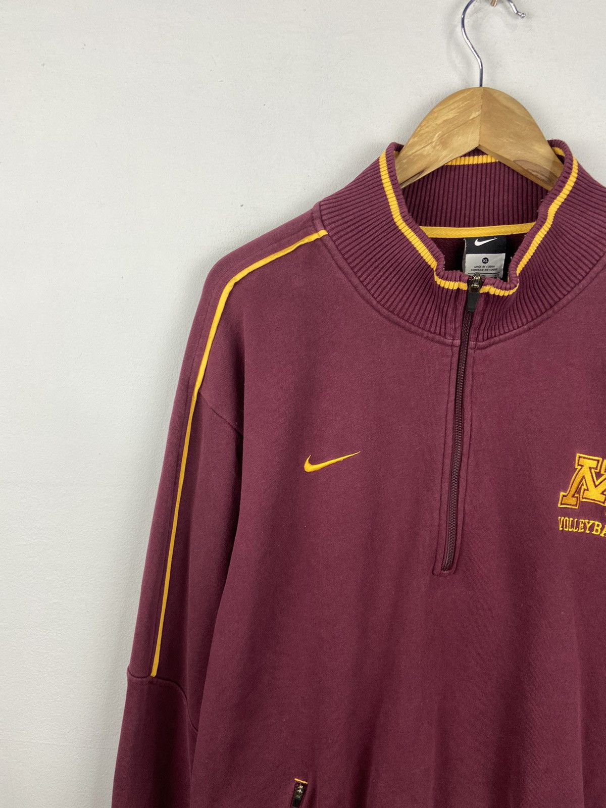 Vintage Vintage Nike Half Zipper Pull Over Jumper Size US XL / EU 56 / 4 - 3 Thumbnail