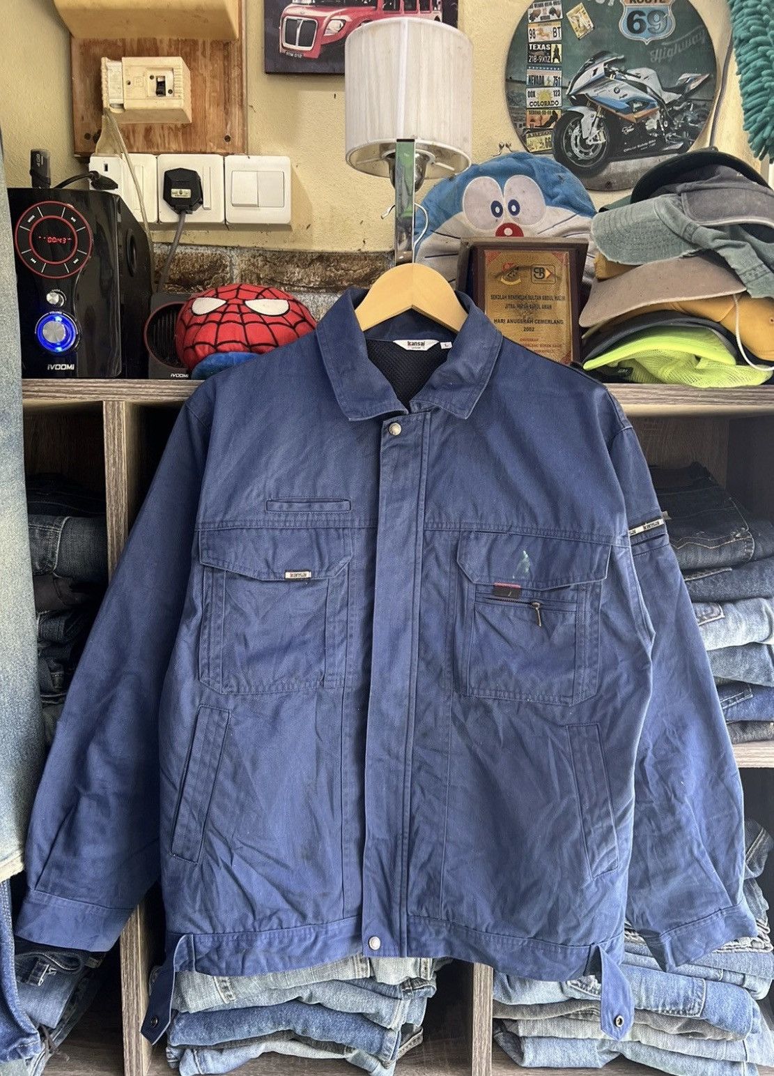 Kansai Yamamoto 🔥Vintage Kansai Uniform Work Jacket Size US M / EU 48-50 / 2 - 3 Thumbnail