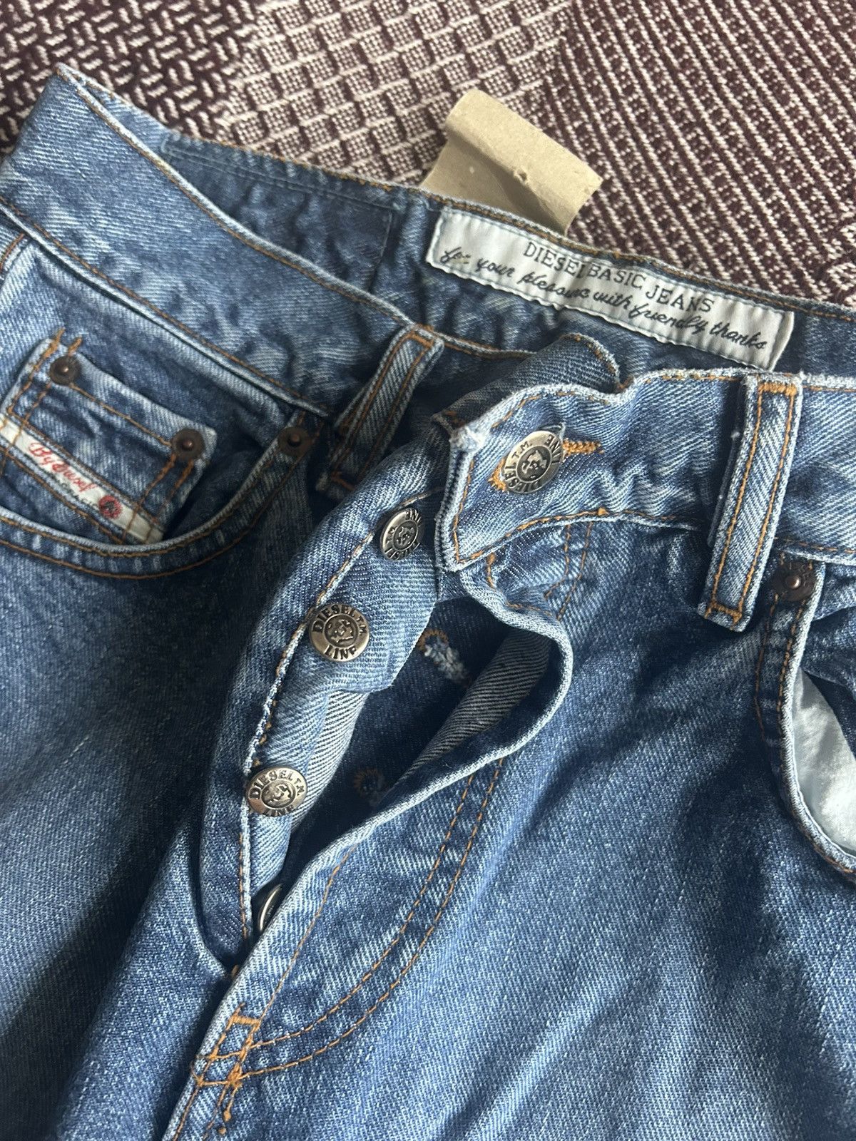 Diesel Vintage Diesel Denim Jeans Distressed Faded NWT Size 30 Rare Size US 30 / EU 46 - 14 Thumbnail