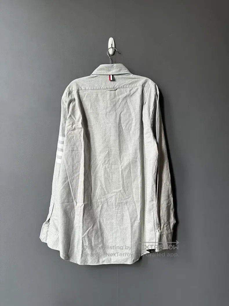 Thom Browne Thom Browne Gray Patch Pocket Shirt Size US XXL / EU 58 / 5 - 2 Thumbnail