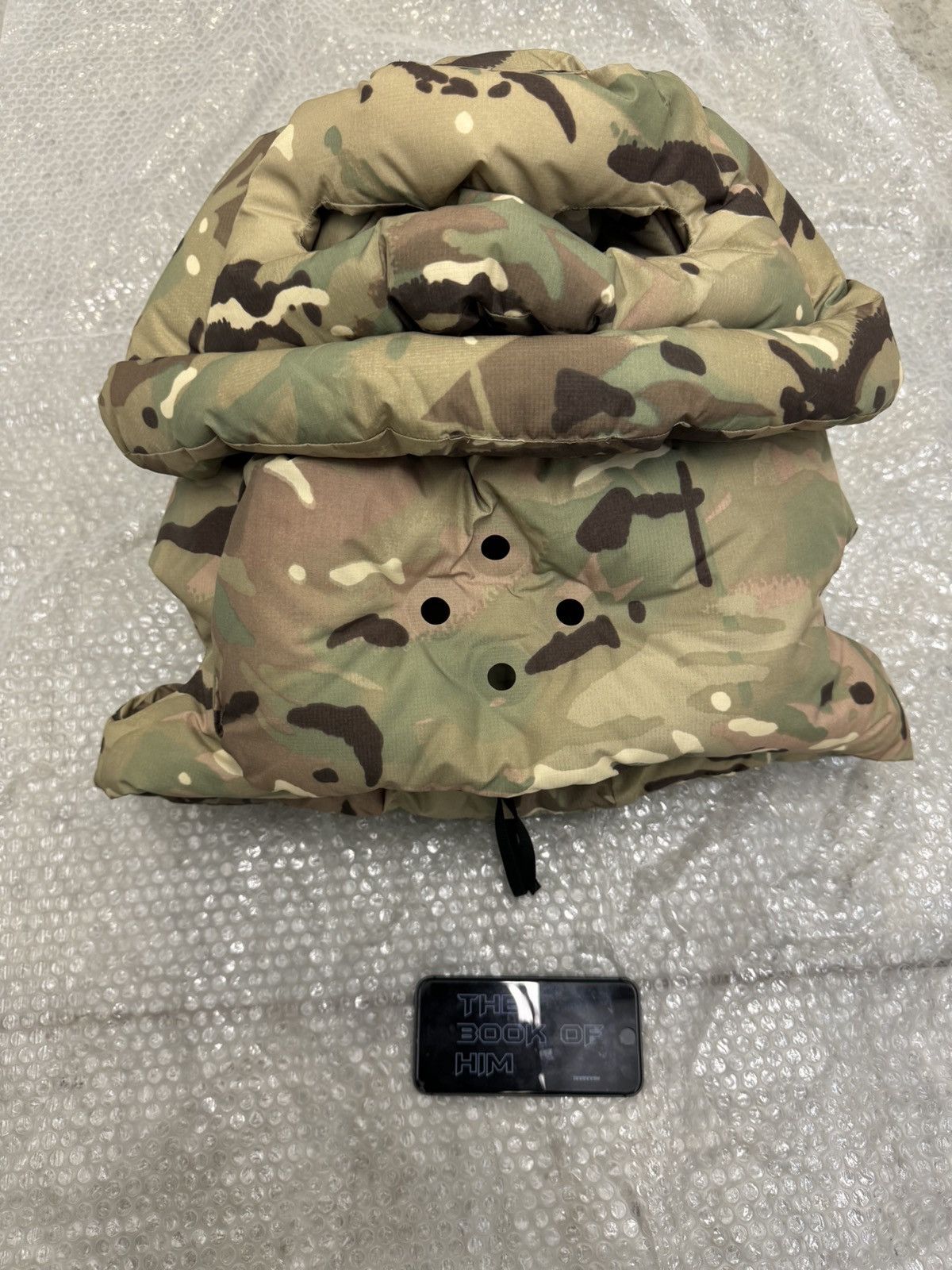Dingyun Zhang Moncler Camo Helmet Bag Tote