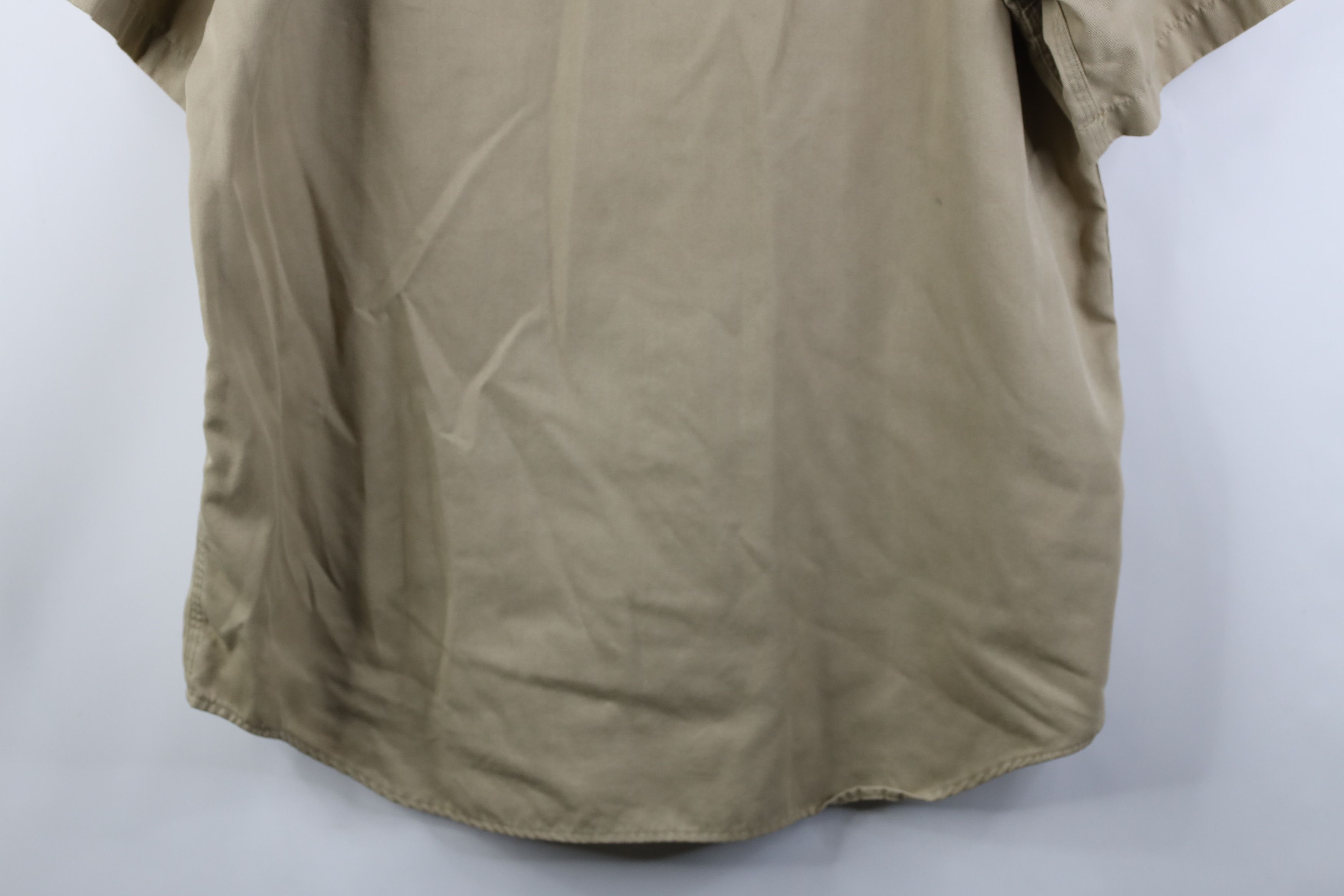 Carhartt Vintage Carhartt Double Pocket Twill Button Down Shirt Beige Size US XXL / EU 58 / 5 - 16 Thumbnail