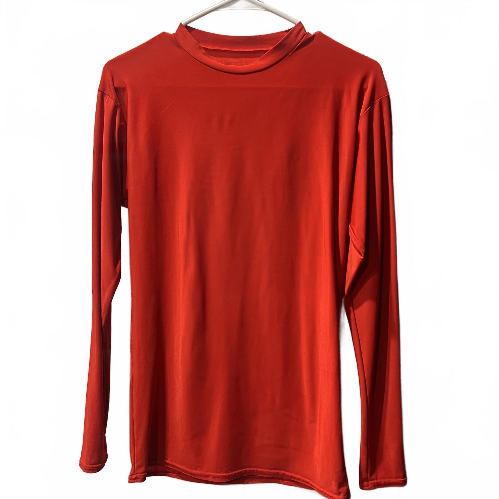 Other Men's Long Sleeve Red Shirt Size ONE SIZE - 1 Thumbnail