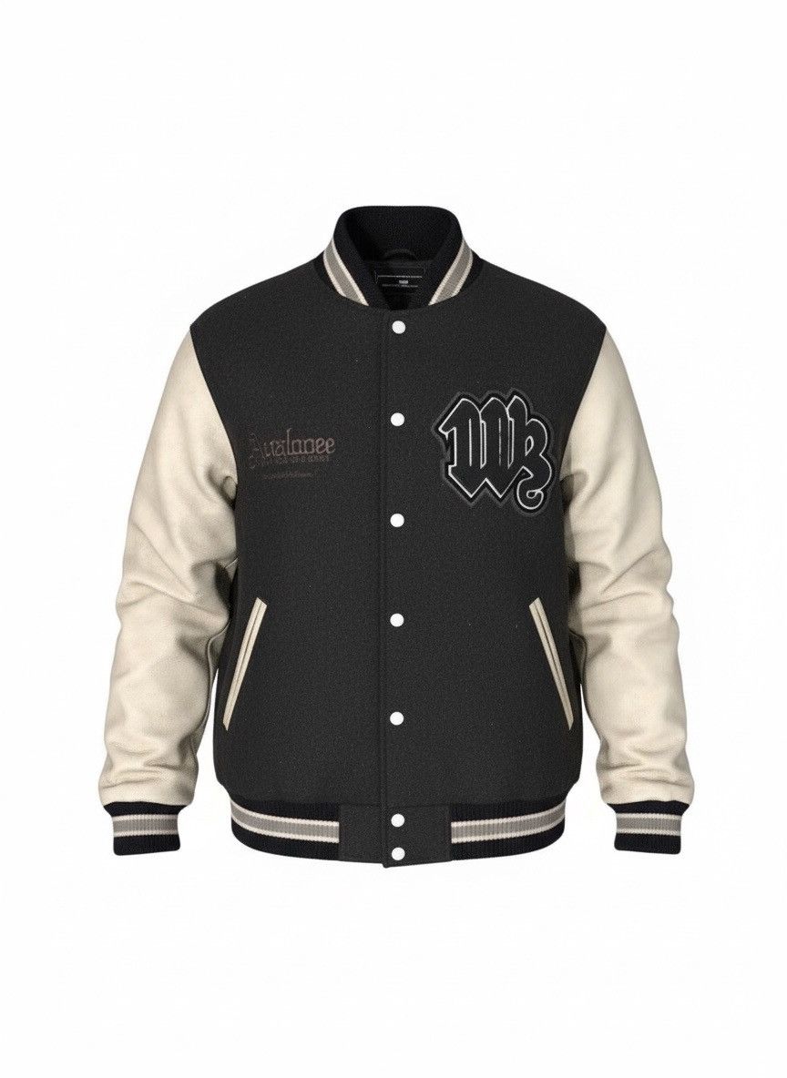 Japanese Brand Brth Breath x Number Nine emrodery cross logo varsity jacket Size US XL / EU 56 / 4 - 1 Thumbnail