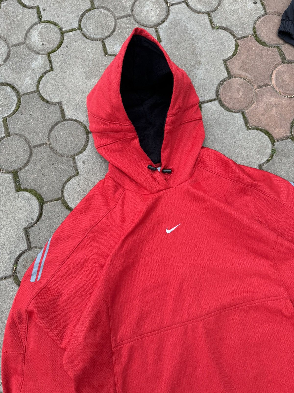 Nike × Vintage Vintage Nike Center Swoosh Boxy Hoodie Y2K Size US M / EU 48-50 / 2 - 2 Thumbnail
