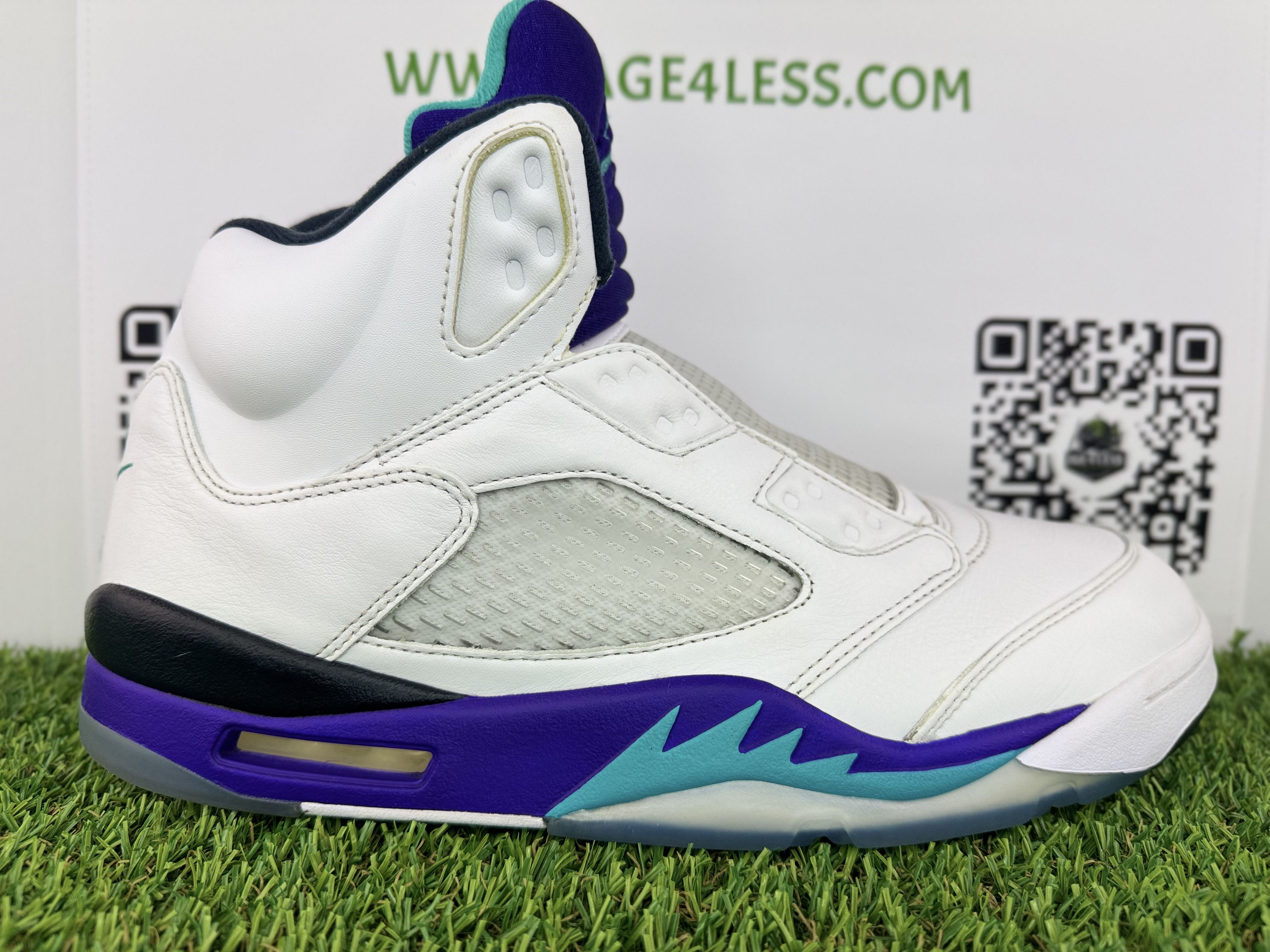 Jordan Brand Air Jordan 5 Retro “Grape Fresh Prince” (2018) Size US 12 / EU 45 - 4 Thumbnail