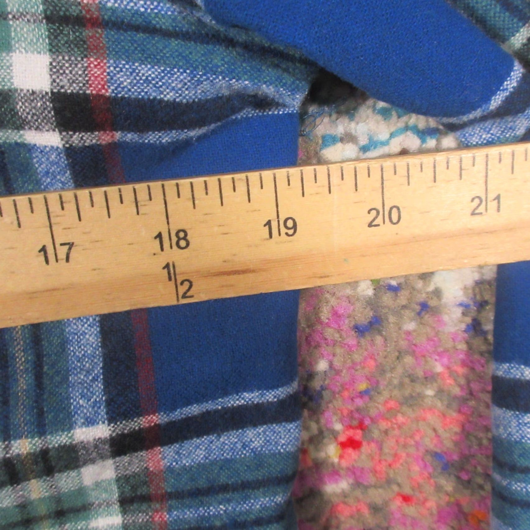 Pendleton VINTAGE Pendleton Shirt Mens S Tall Button-Front Long Sleeve Teal Plaid Wool EUC Size US S / EU 44-46 / 1 - 6 Thumbnail