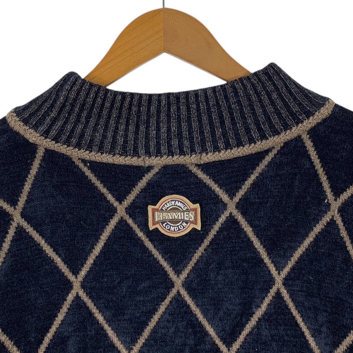 Hardy Amies HARDY AMIES Sport Italian Designer Center Logo Sweatshirt Size US XXL / EU 58 / 5 - 5 Thumbnail