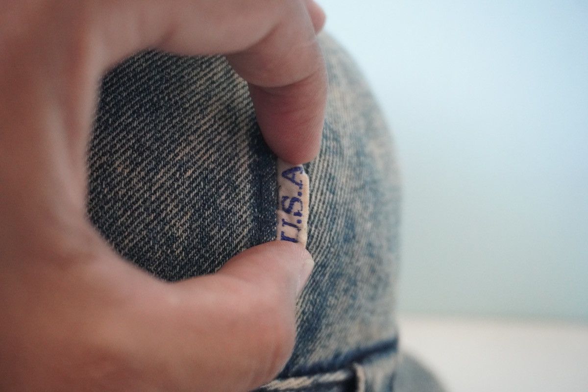 Vintage Denim bucket hat usa rare hat Size ONE SIZE - 3 Thumbnail