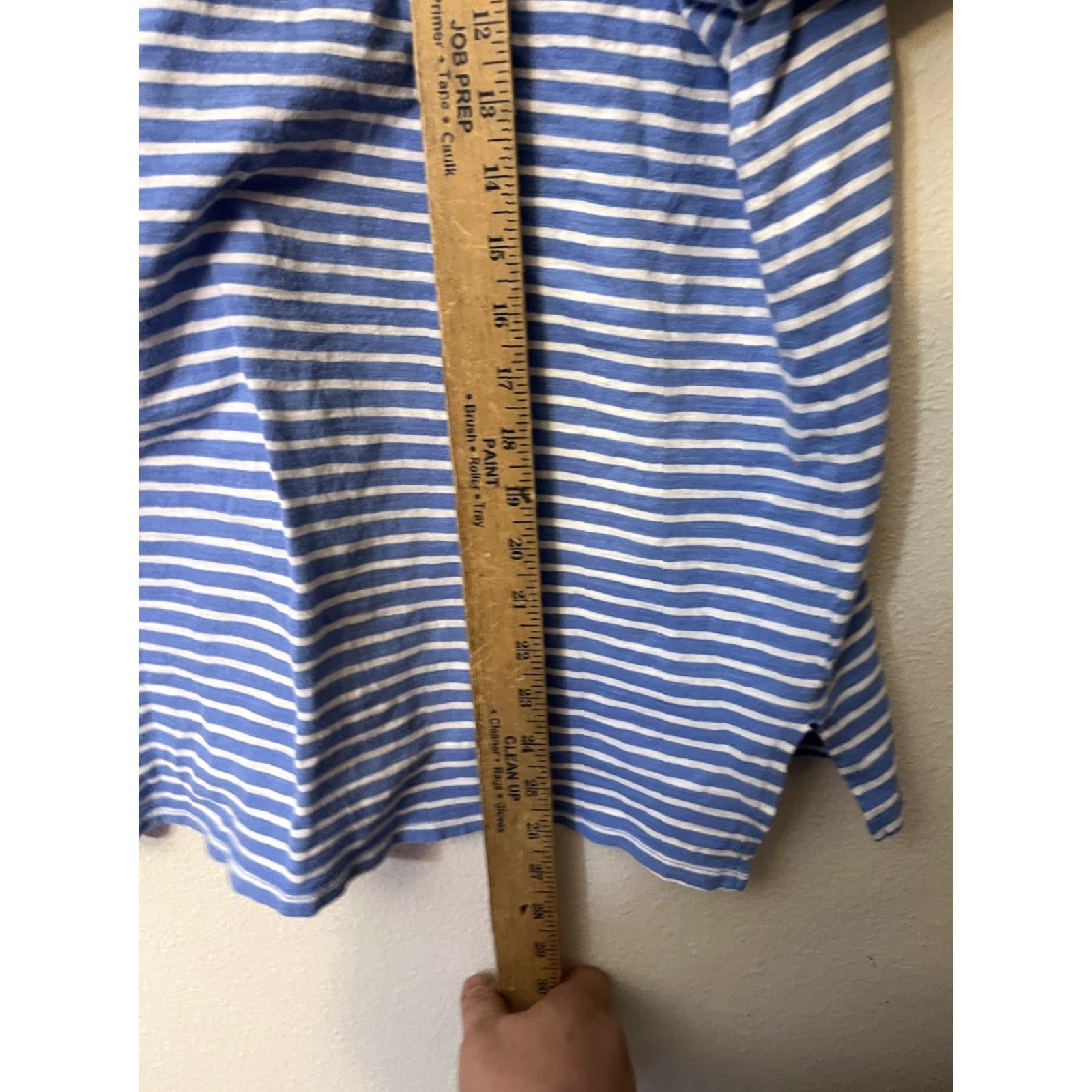 Old Navy Old Navy Shirt Womens XL Blue Stripe Round Neck Short Sleeve T-Shirt Size XL / US 12-14 / IT 48-50 - 4 Thumbnail