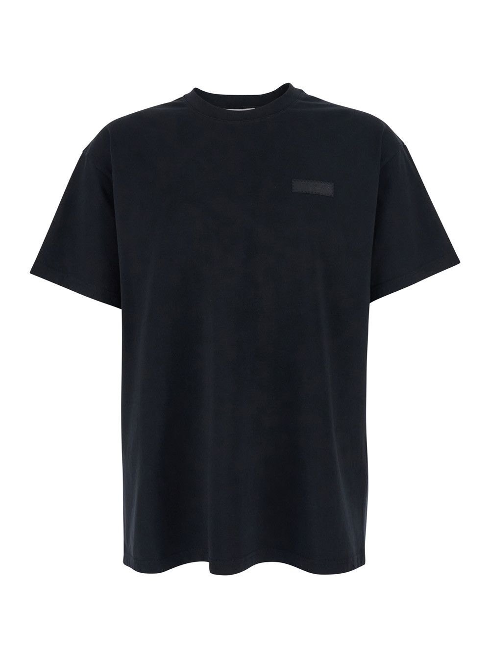 Givenchy Black T-Shirt with Logo Patch on the front In Cotton for Men Size US M / EU 48-50 / 2 - 1 Thumbnail