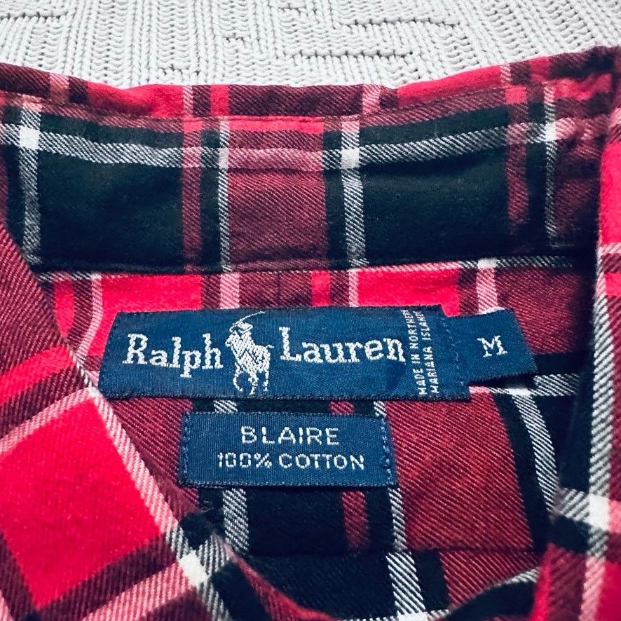 Ralph Lauren Ralph Lauren red buffalo plaid flannel Blaire button down Size US M / EU 48-50 / 2 - 5 Thumbnail