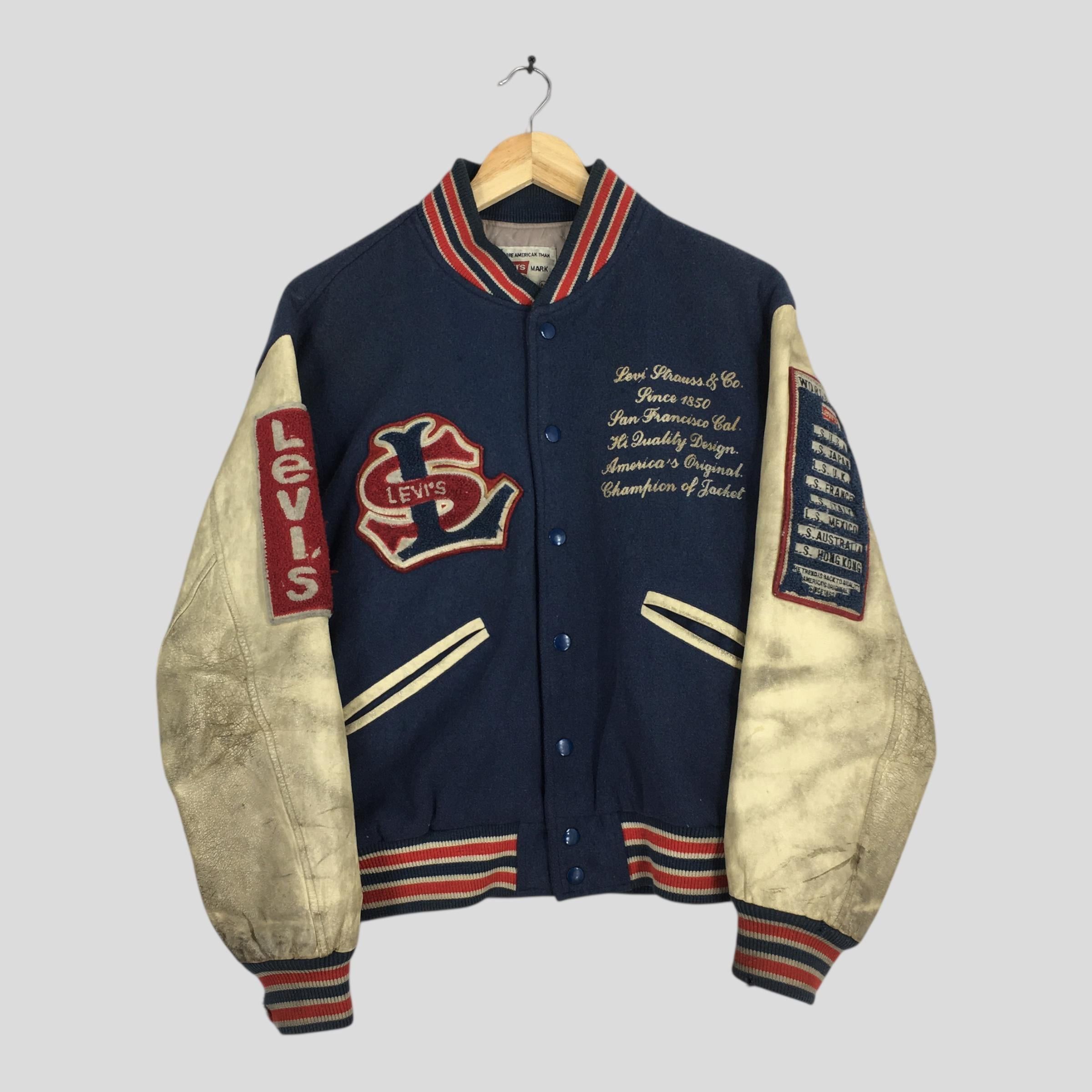 Levi's Vintage Levi's Strauss Varsity Button Jacket Medium Size US M / EU 48-50 / 2 - 1 Thumbnail