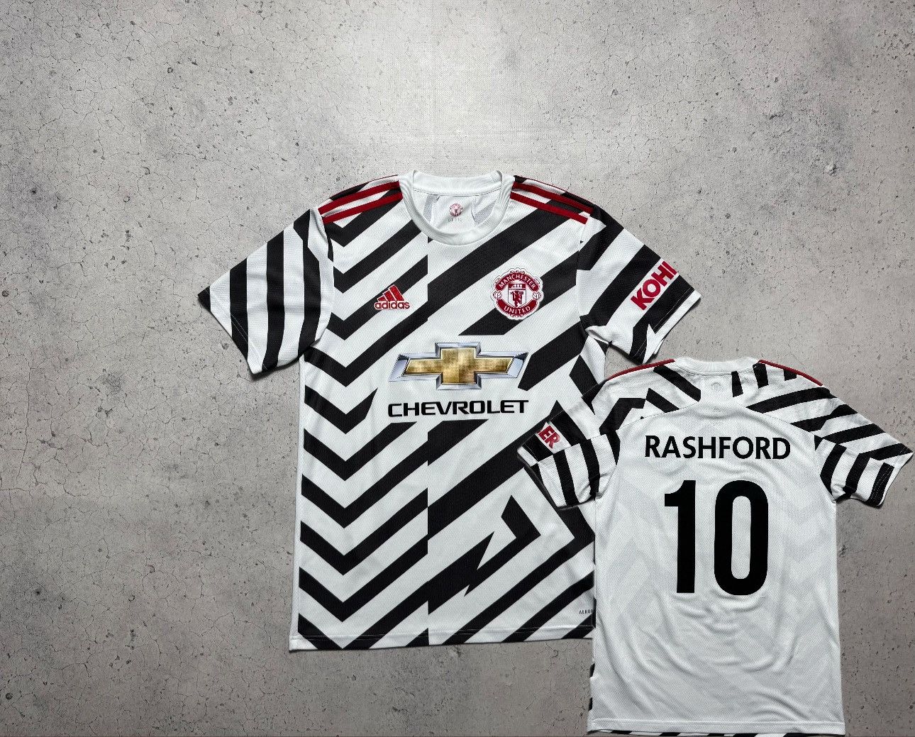Adidas Adidas FC Manchester United Rashford #10 2020 Soccer Jersey Size US S / EU 44-46 / 1 - 1 Thumbnail