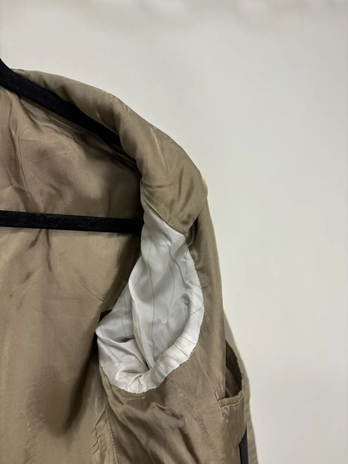 Prada × Vintage Prada Men's Cotton 2-Buttons Classic Formal Blazer Jacket Size 44R - 13 Thumbnail