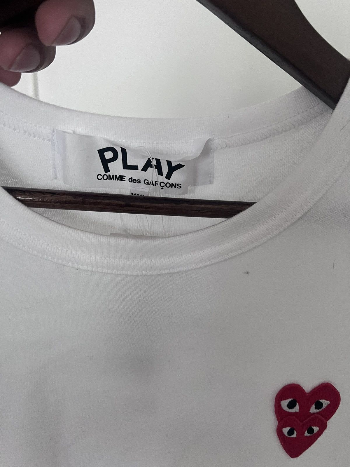 Comme des Garcons PLAY Comme des Garçons PLAY Heart Tee (XXL) Size US XXL / EU 58 / 5 - 2 Thumbnail