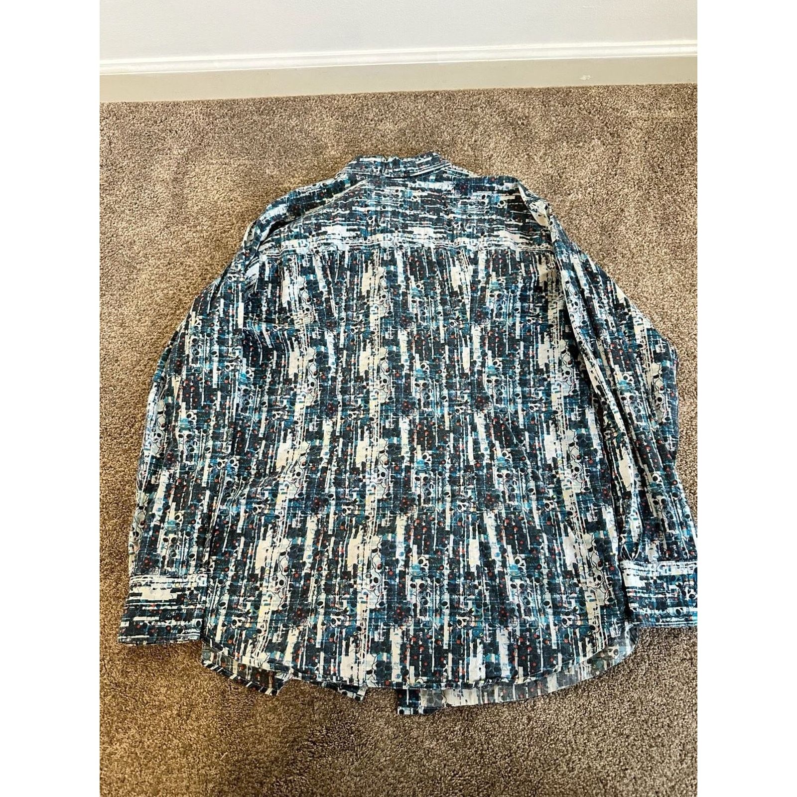 Robert Graham Robert Graham LA VETA Skull Head Long Sleeve Shirt 2XL XXL Size US XXL / EU 58 / 5 - 12 Thumbnail