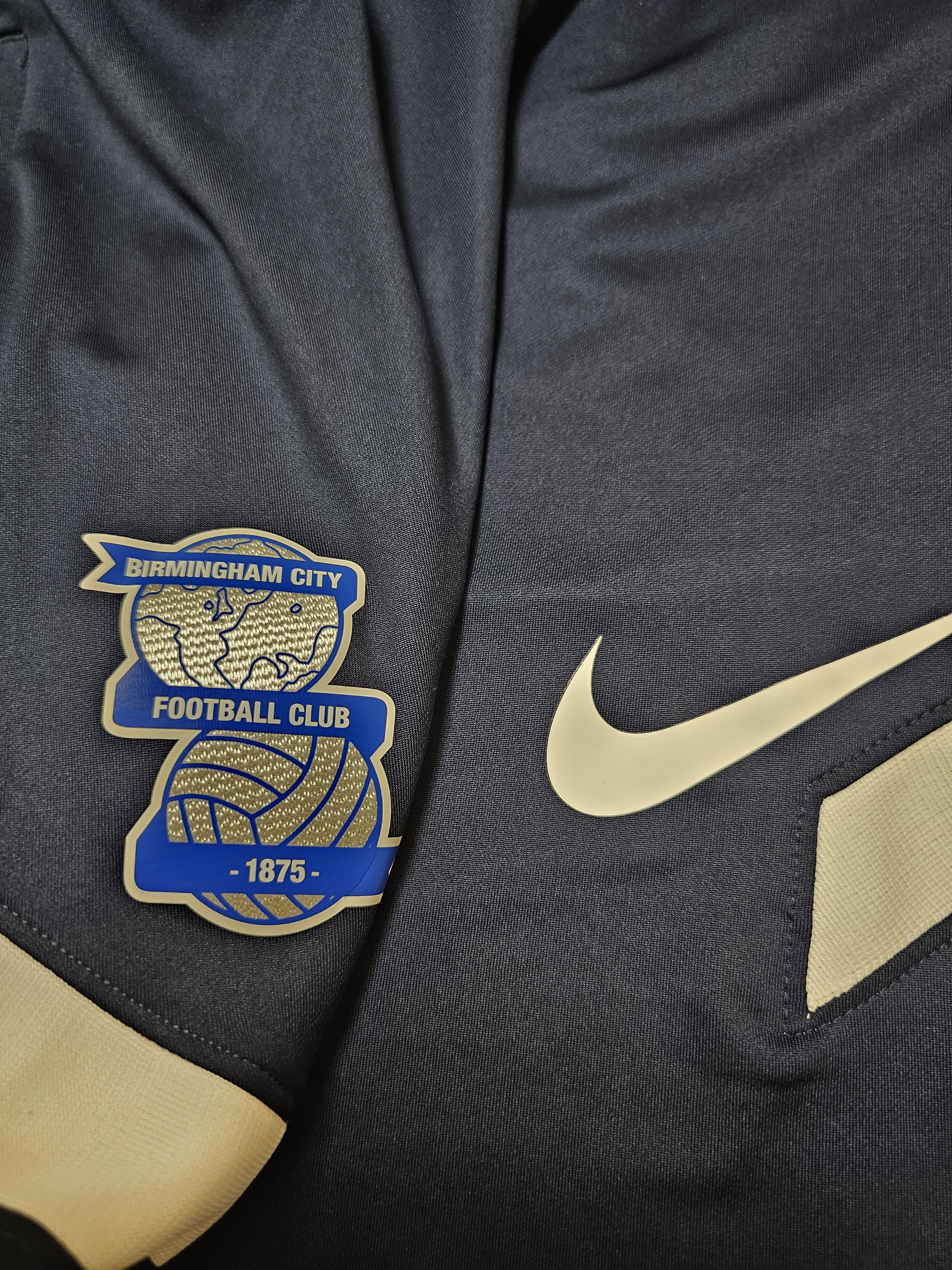 Nike BIRMINGHAM CITY 2020 2021 AWAY FOOTBALL SOCCER JERSEY Size US L / EU 52-54 / 3 - 9 Thumbnail