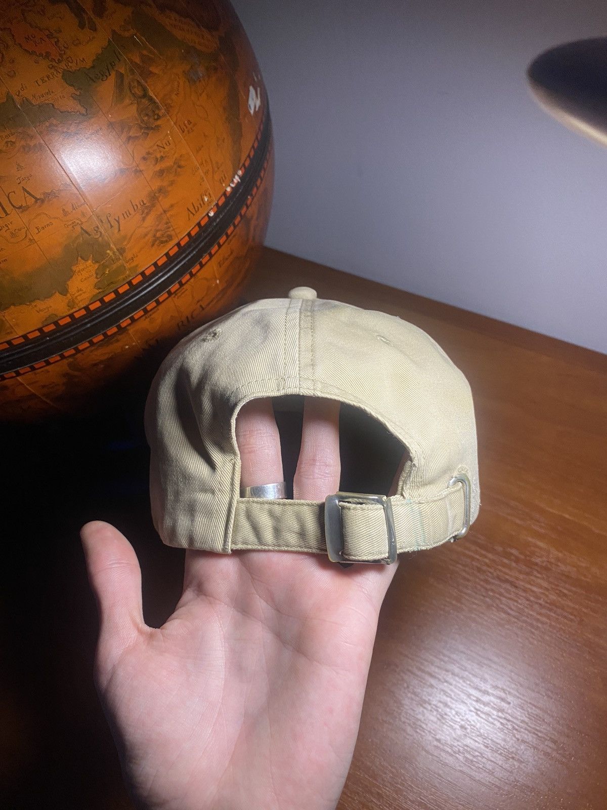 Nike × Vintage ARCHIVE nike vintage Y2K cap distressed beige thrashed 80ss Size ONE SIZE - 7 Thumbnail