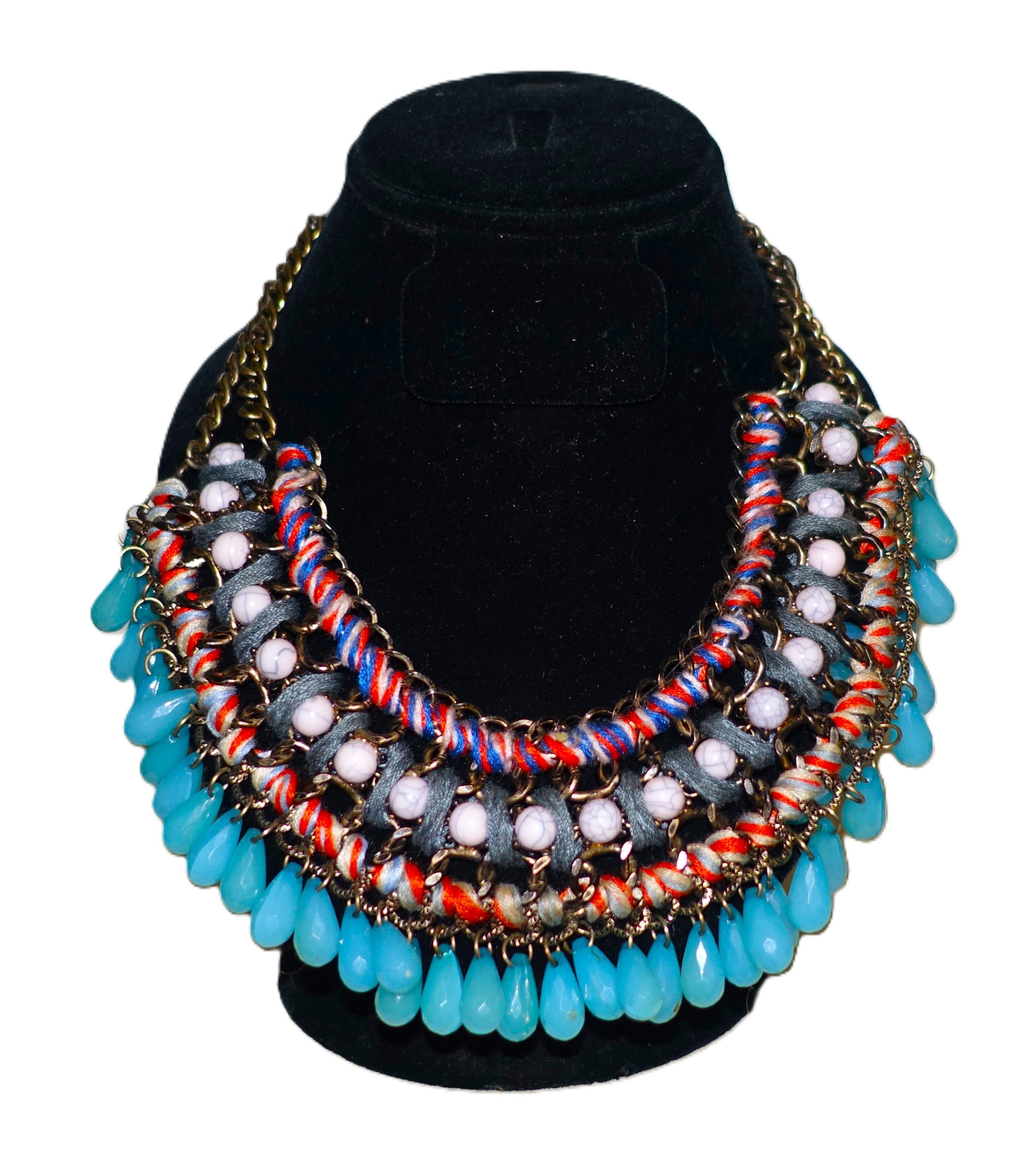 Zara Zara Gold tone Boho Bobble Bead Necklace Size ONE SIZE - 3 Thumbnail