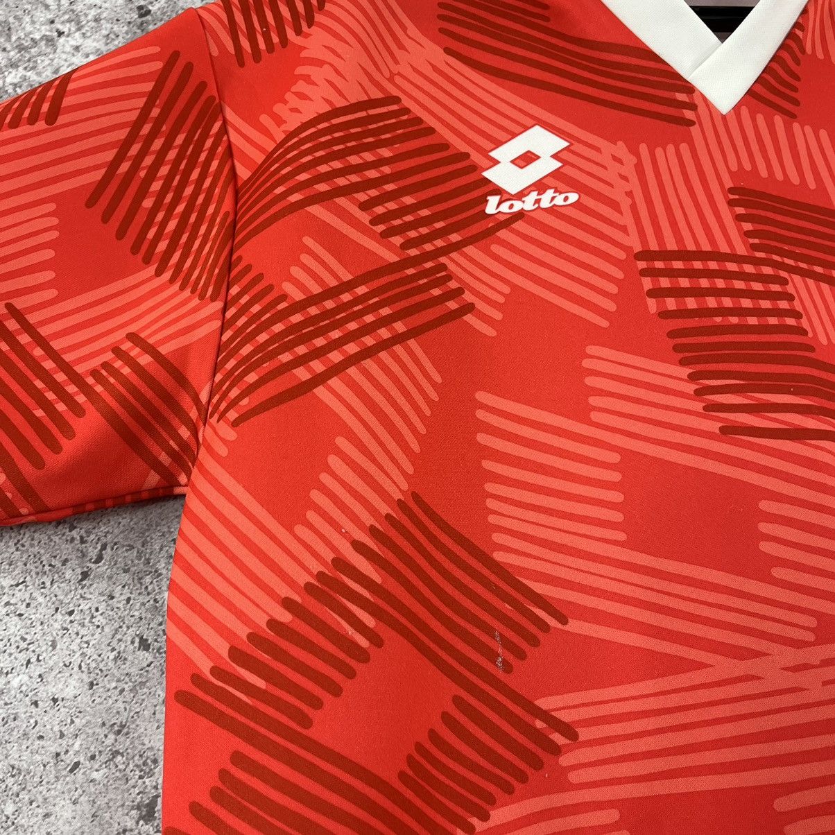 Lotto Sport × Vintage Vintage 90’s Lotto Soccer Jersey #9 TOSUN Red Tee Size L Size US L / EU 52-54 / 3 - 6 Thumbnail
