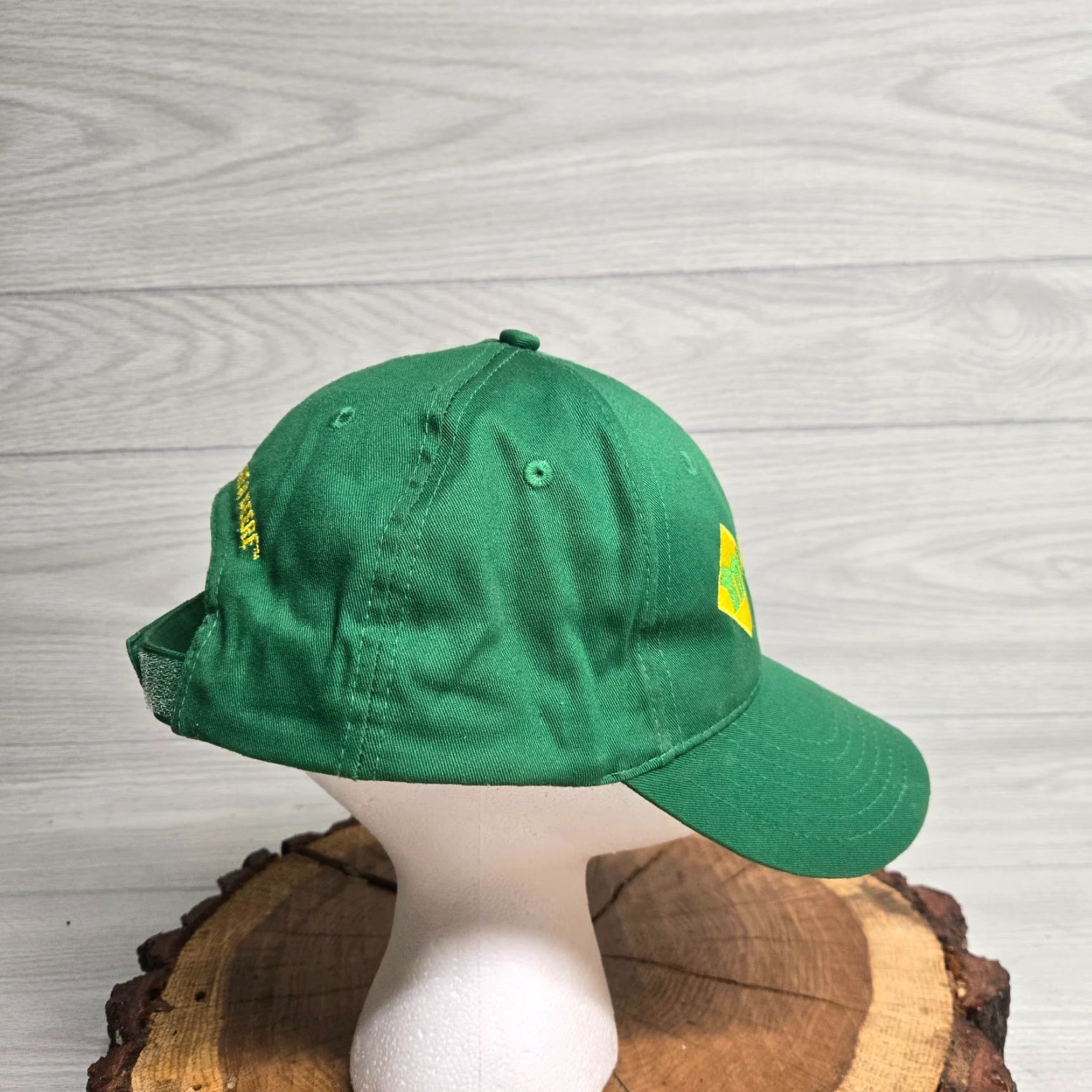 John Deere John Deere Hat Cap Green Adult Adjustable Nylon Baseball Cap Farming Mens Strapback Soccer? Size ONE SIZE - 2 Thumbnail