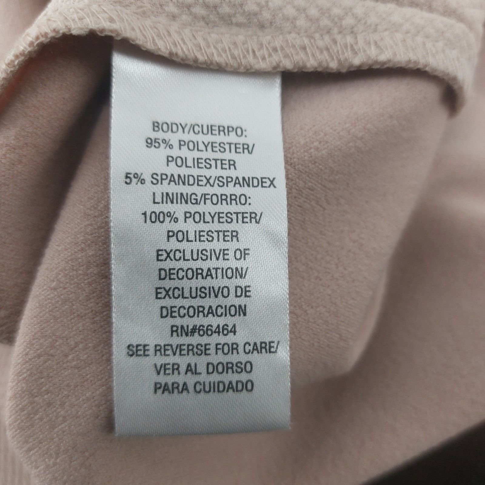 Other Sandra Darren 22W Plus Size Career Dress Beige Coral White Size 3XL / US 20-22 - 4 Thumbnail