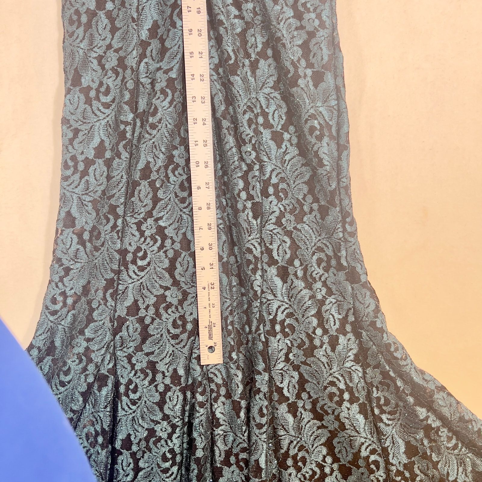 Other Morgan & Co. Maxi Dress Woman 10 Style# 216890 Keyhole Neck Size L / US 10 / IT 46 - 11 Thumbnail